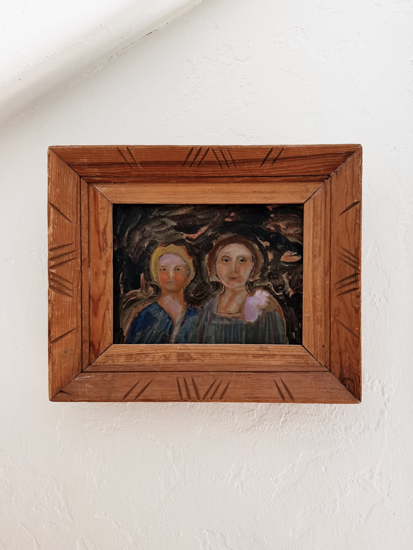 Antique Folk Art Painting