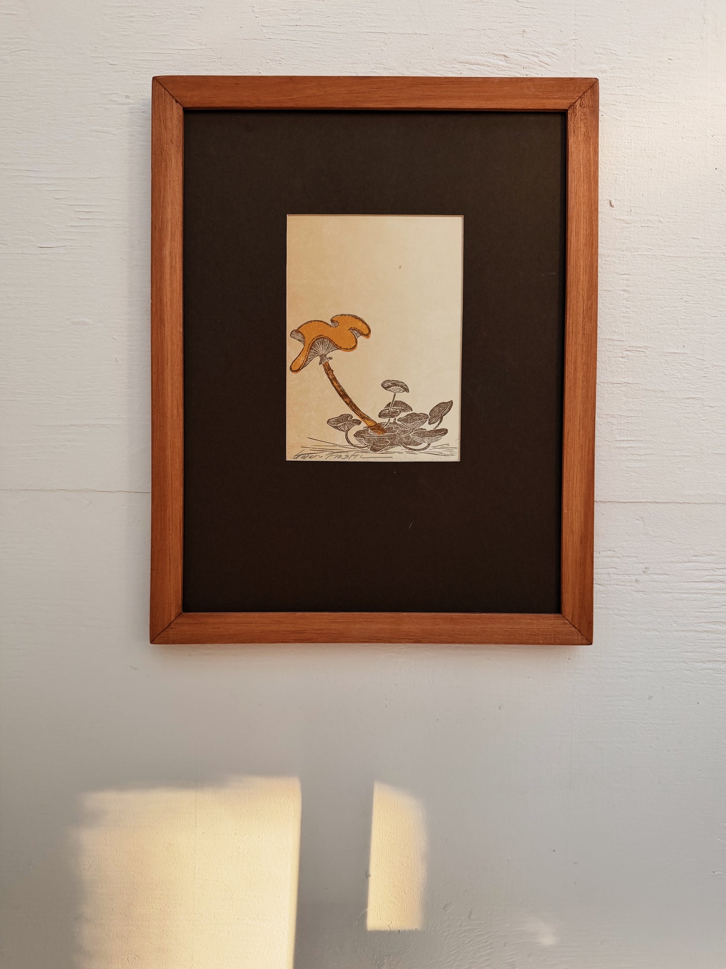 Original Gwen Frostic Linocut