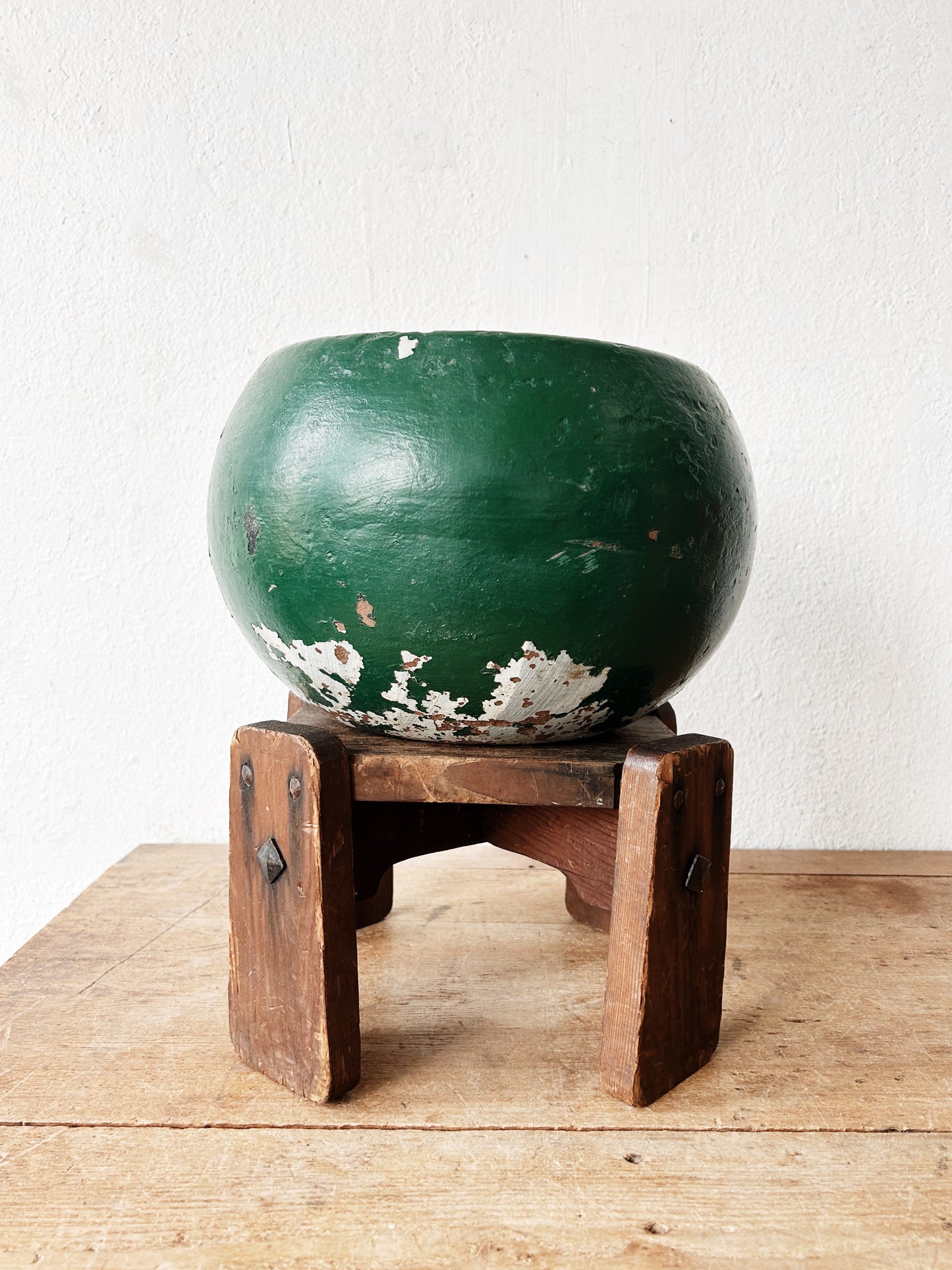 Antique Mission Style Plant Stand