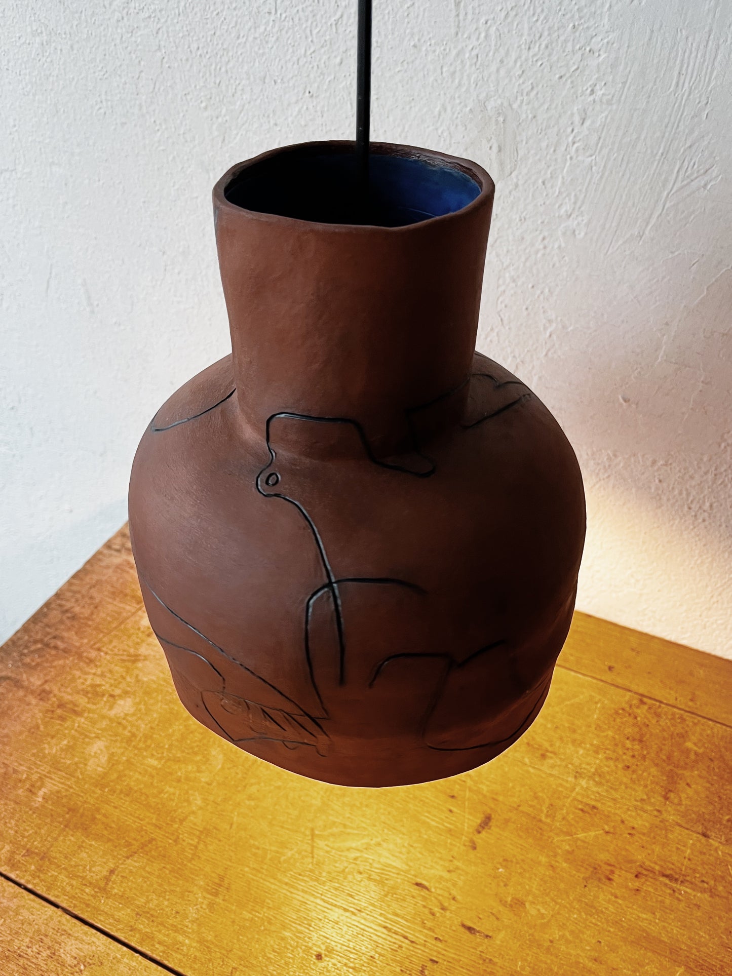 Rebecca Boraz Ceramic Pendant Lamp