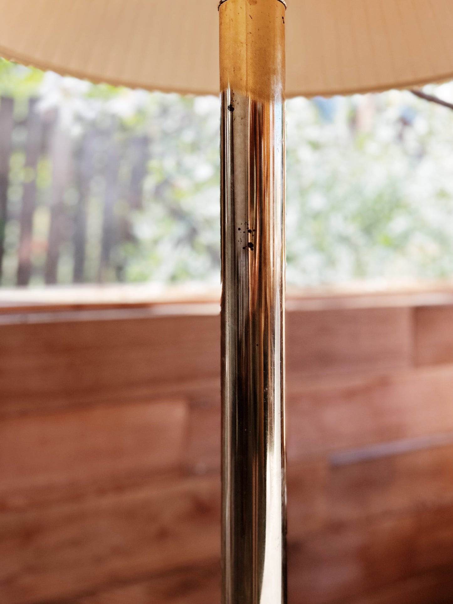 Vintage Brass Floor Lamp