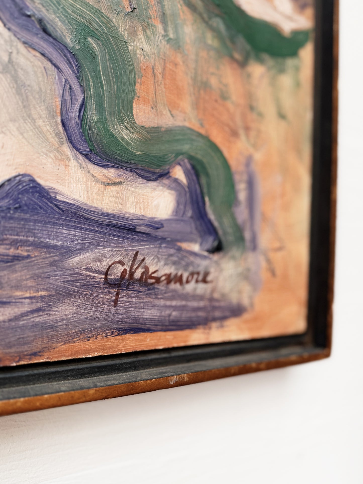 Vintage Abstract Expressionist Painting
