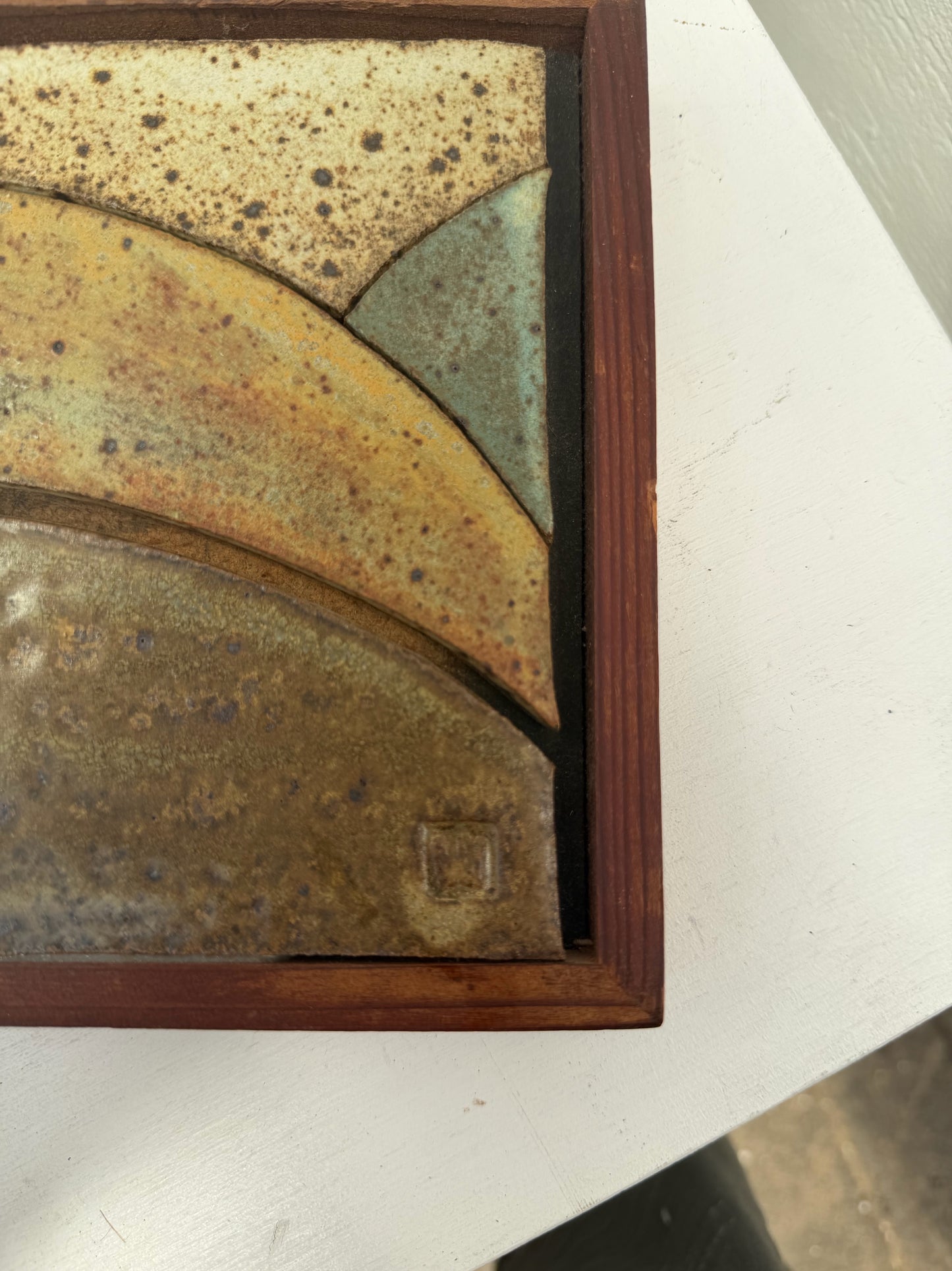 Vintage Stan Williams Ceramic Landscape