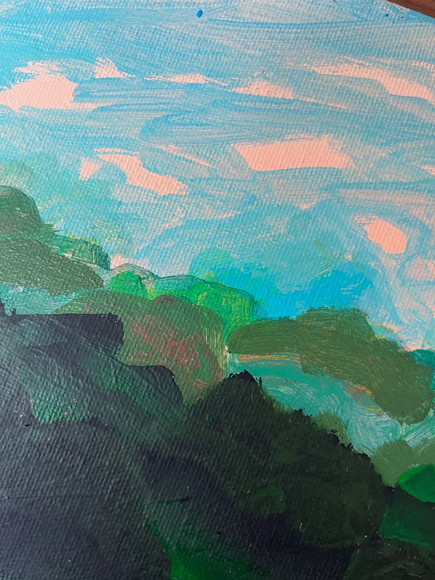 Framed Original Signed Landscape Painting