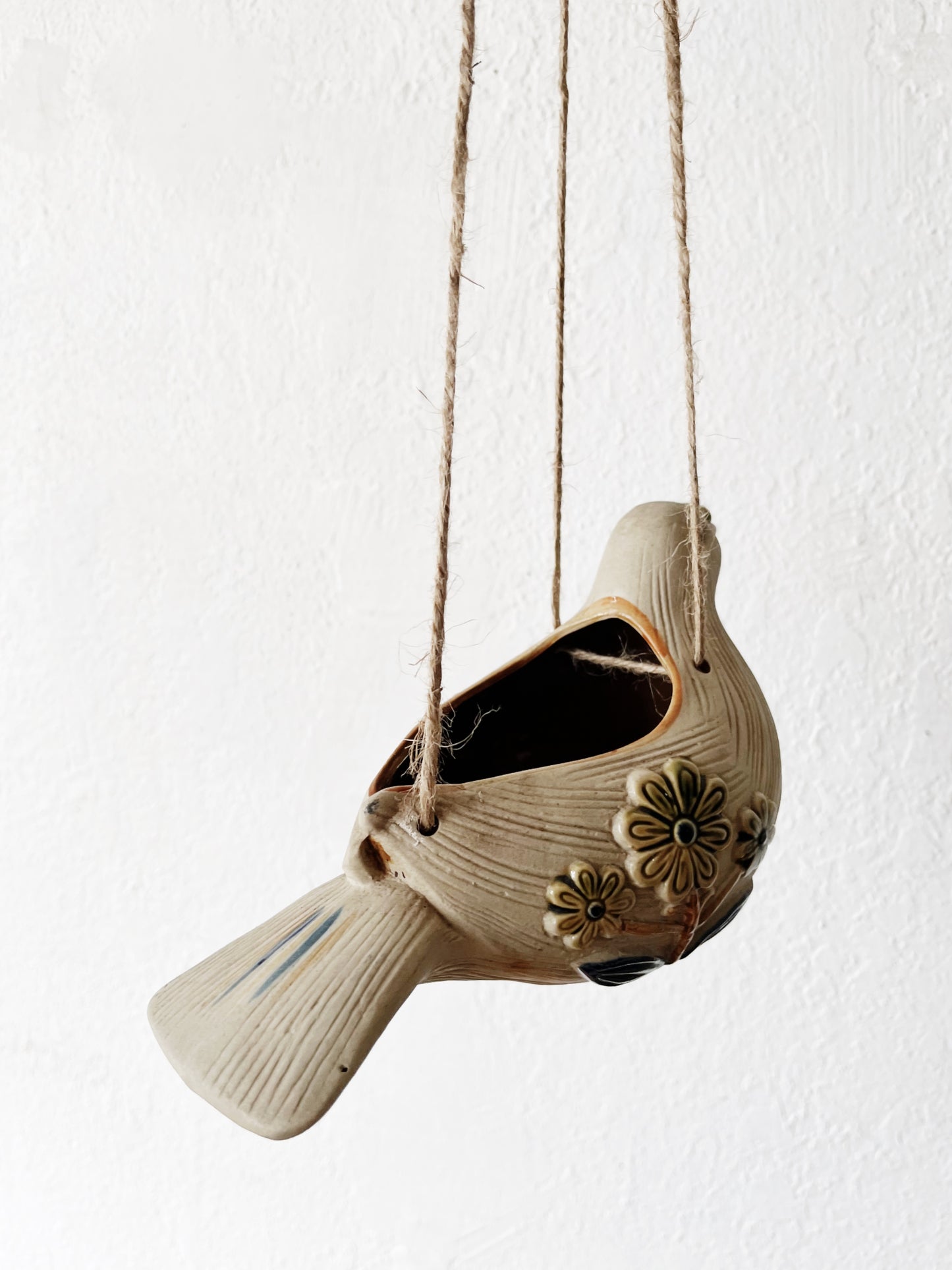 Vintage Ceramic Bird Planter