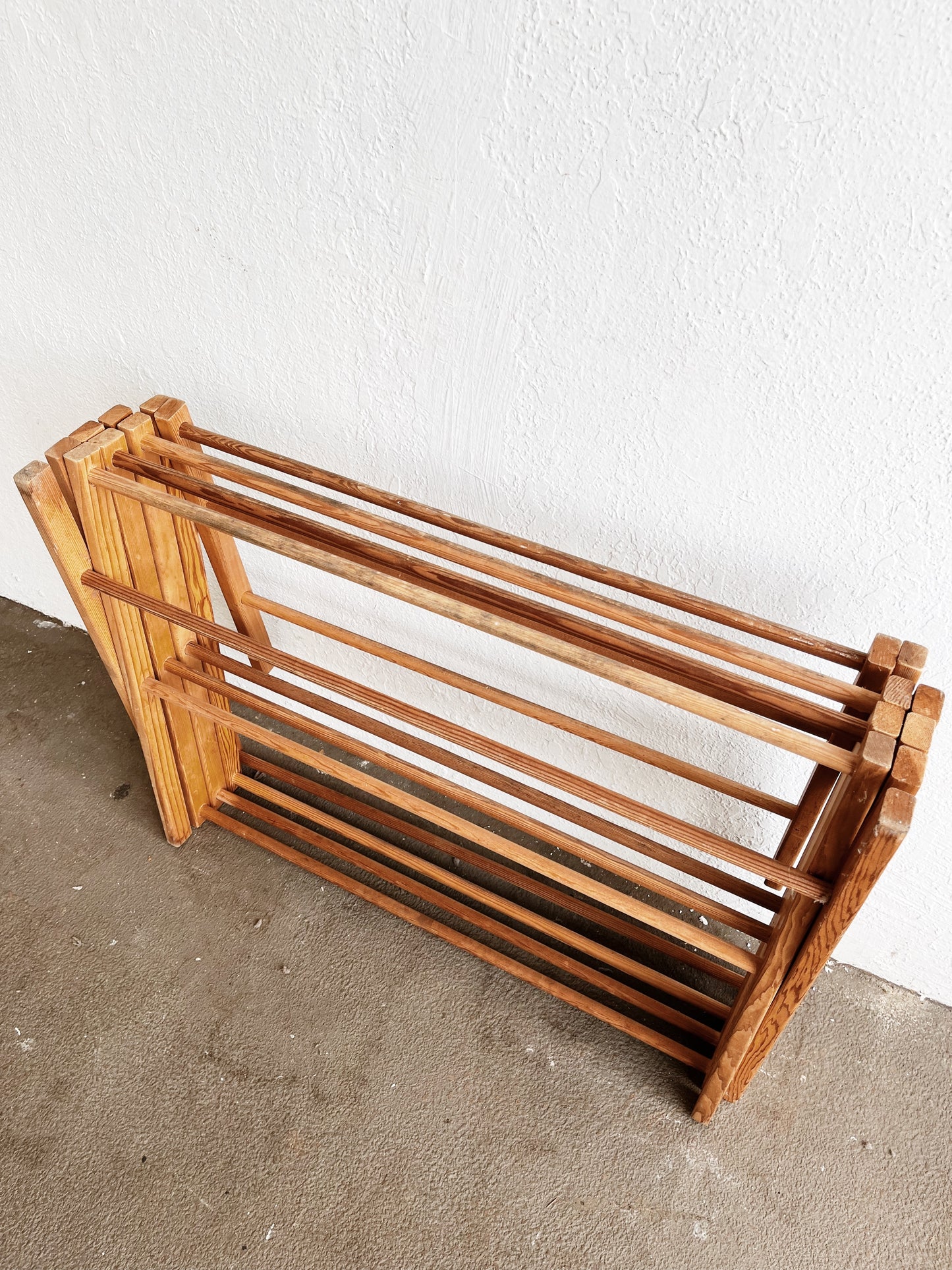 Large Vintage Collapsible Drying Rack