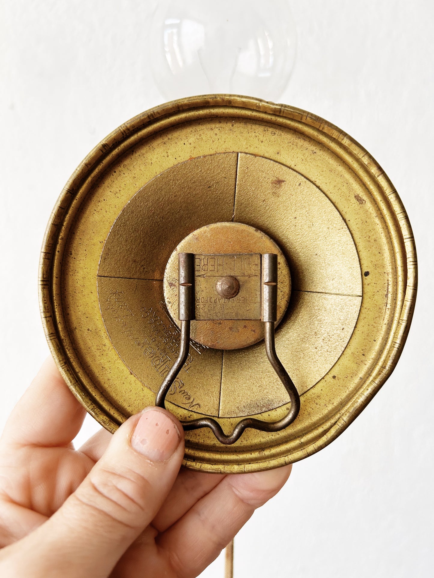 Art Deco Greist Brass Sconce