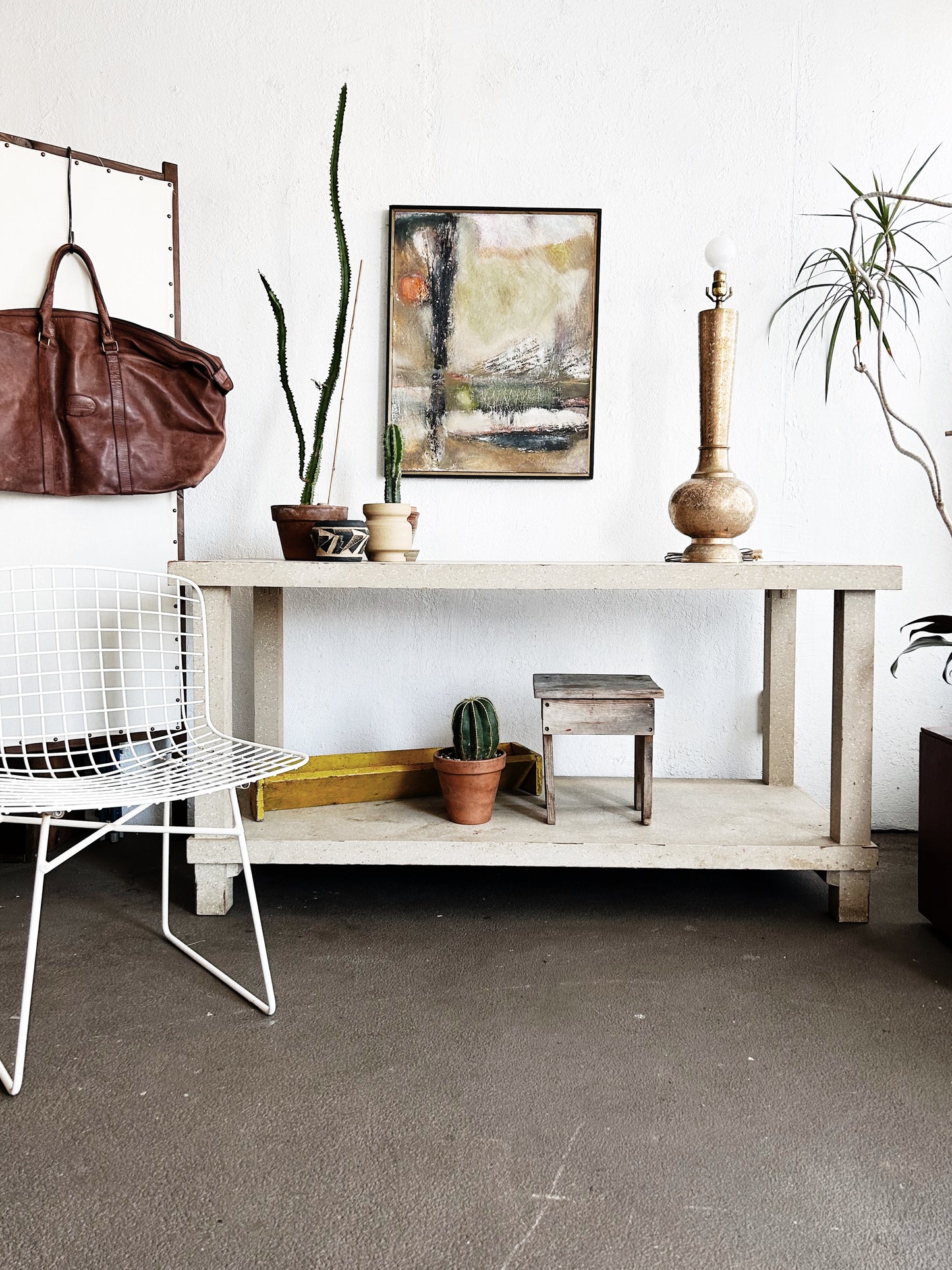 Vintage Wood Work Table