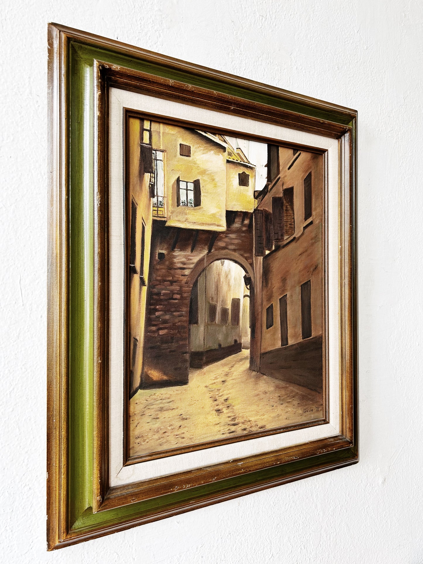 Vintage Original Signed Painting