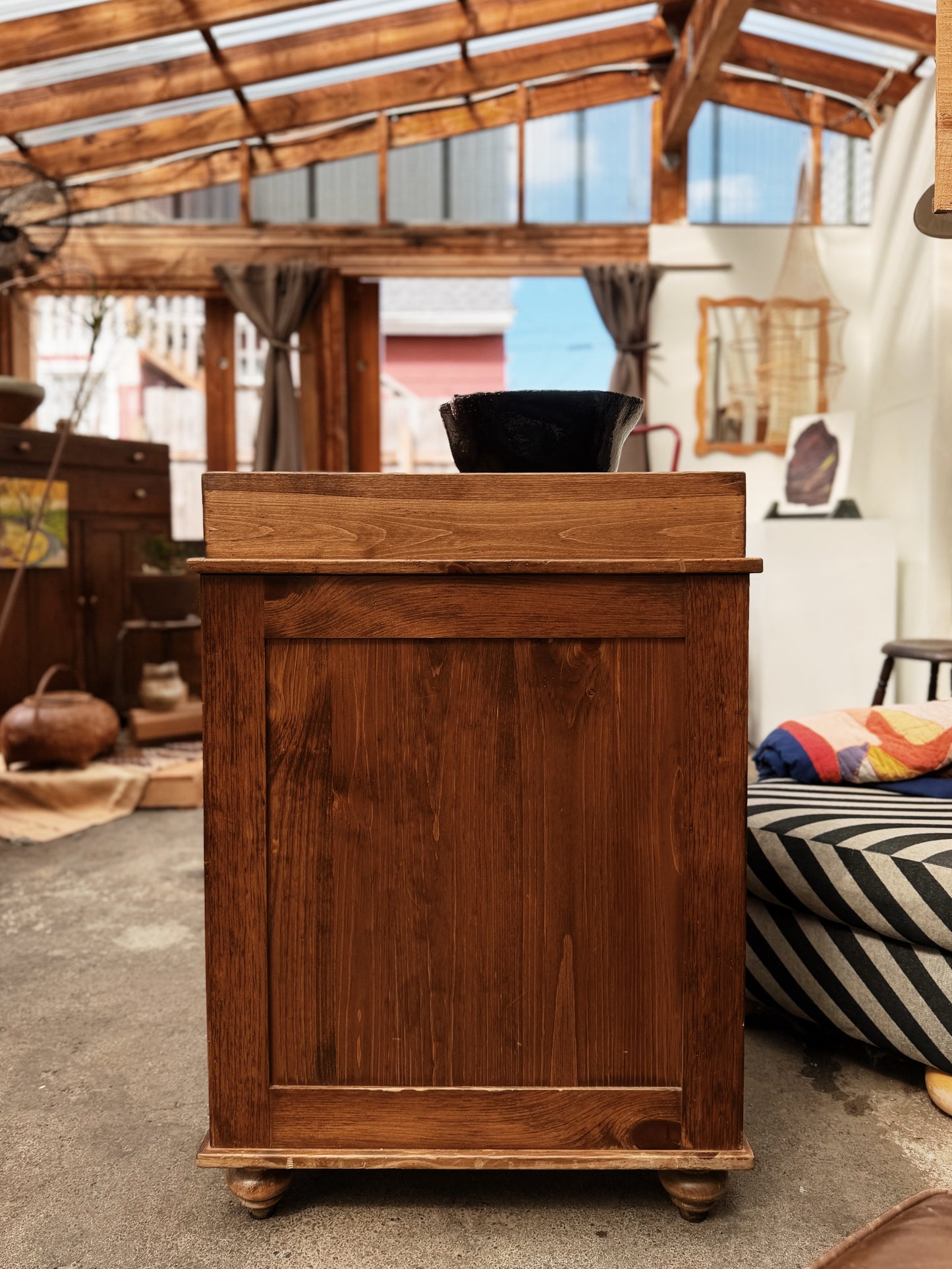 Vintage Wood Cabinet