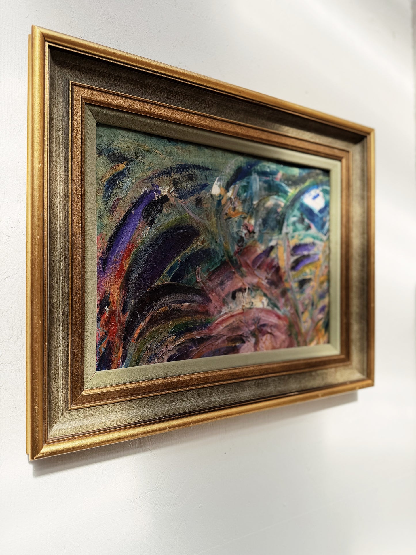 Vintage Abstract Expressionist Painting