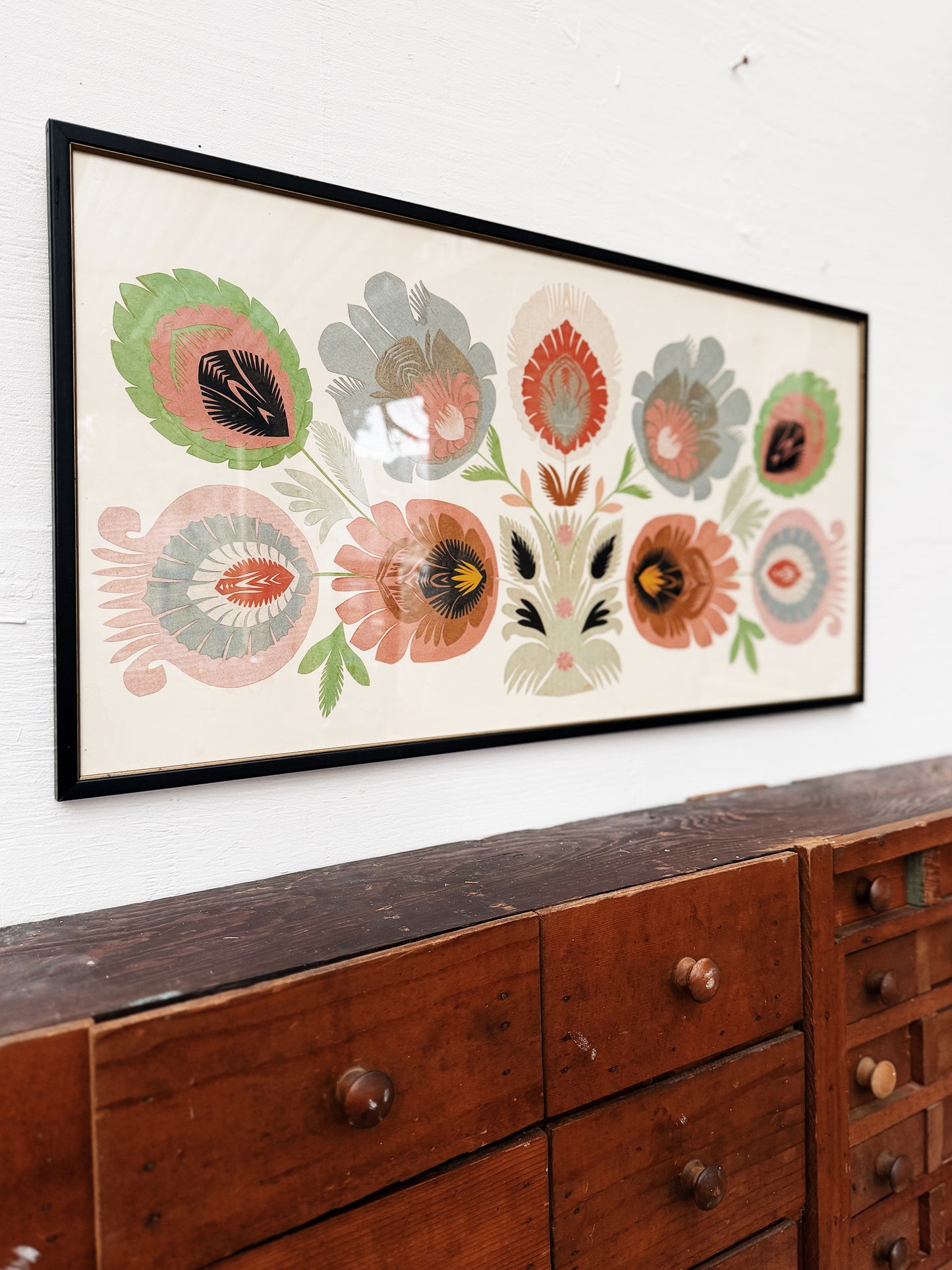 Handmade Vintage Paper Cut Art