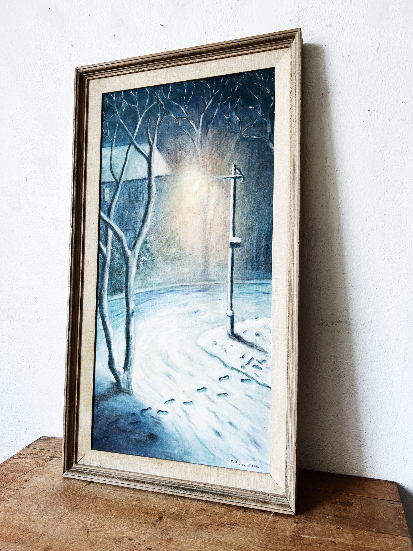 Mid Century Original Signed Painting