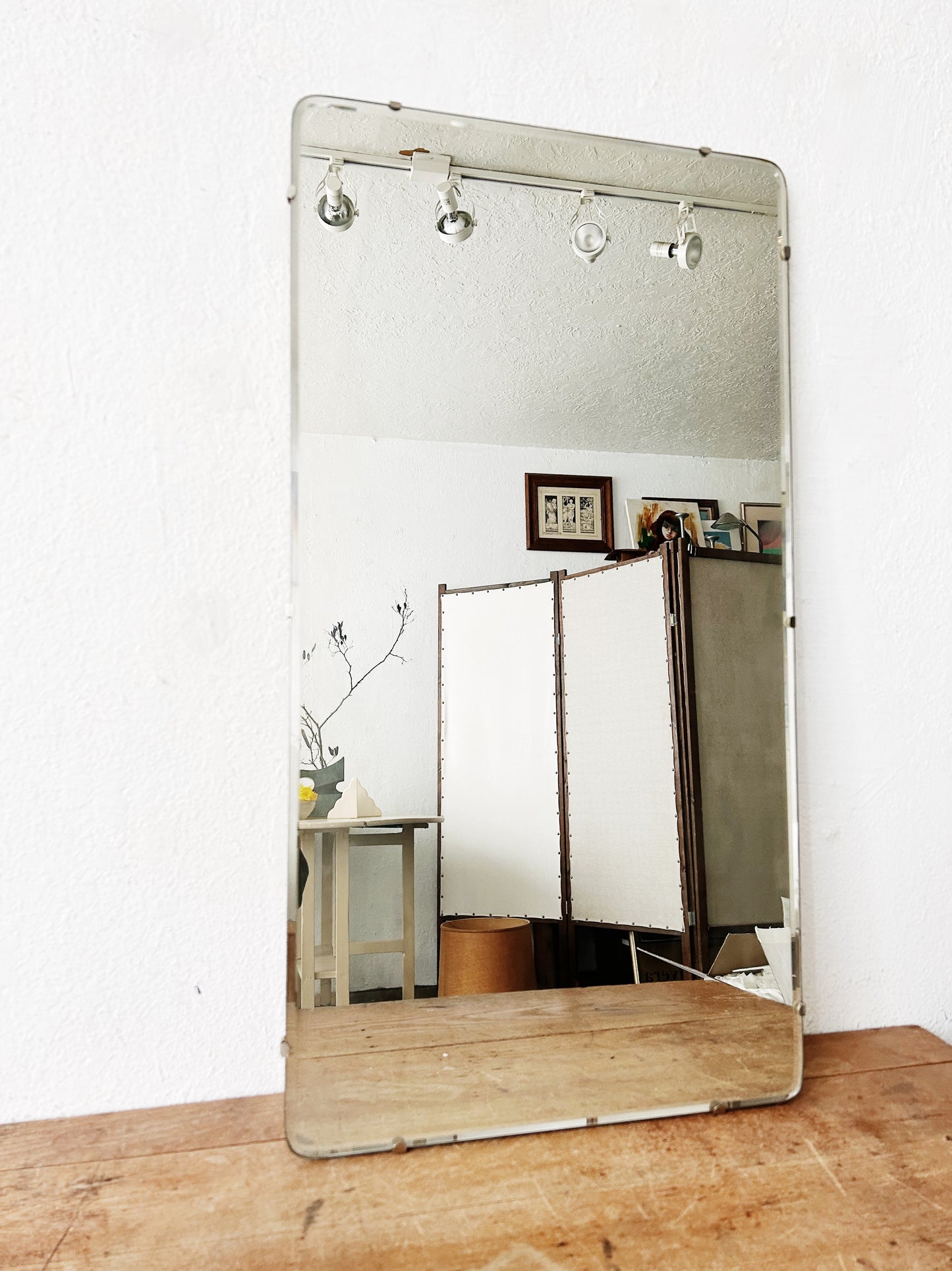 Mid Century Industrial Edge Mirror