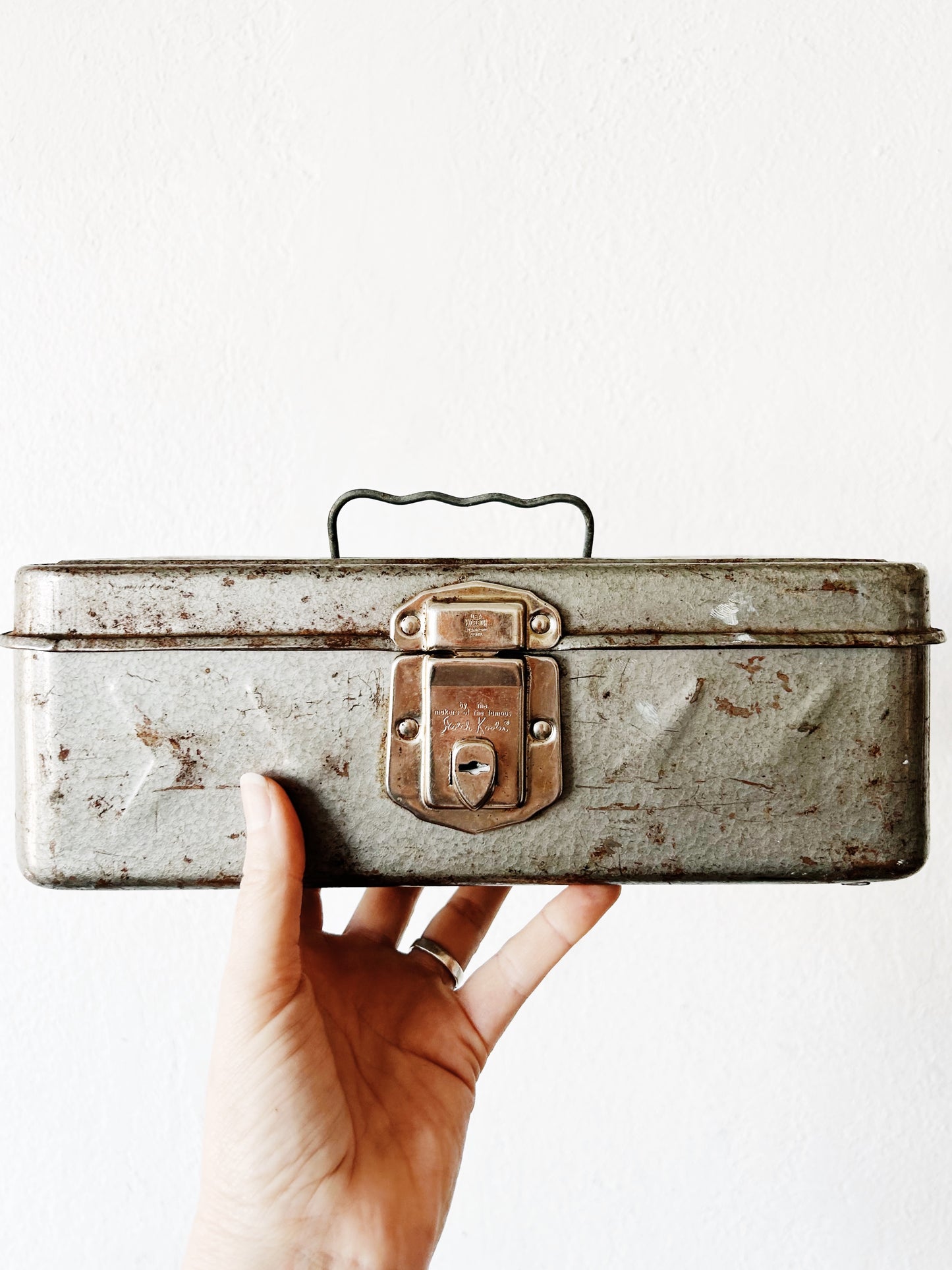 Mid Century Small Tool Box
