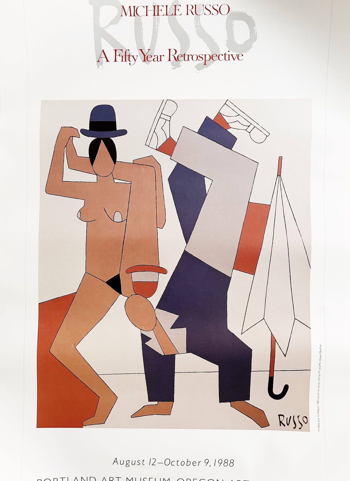 Michele Russo Retrospective Portland Art Museum c1988