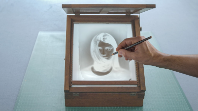 Antique Retouching Desk