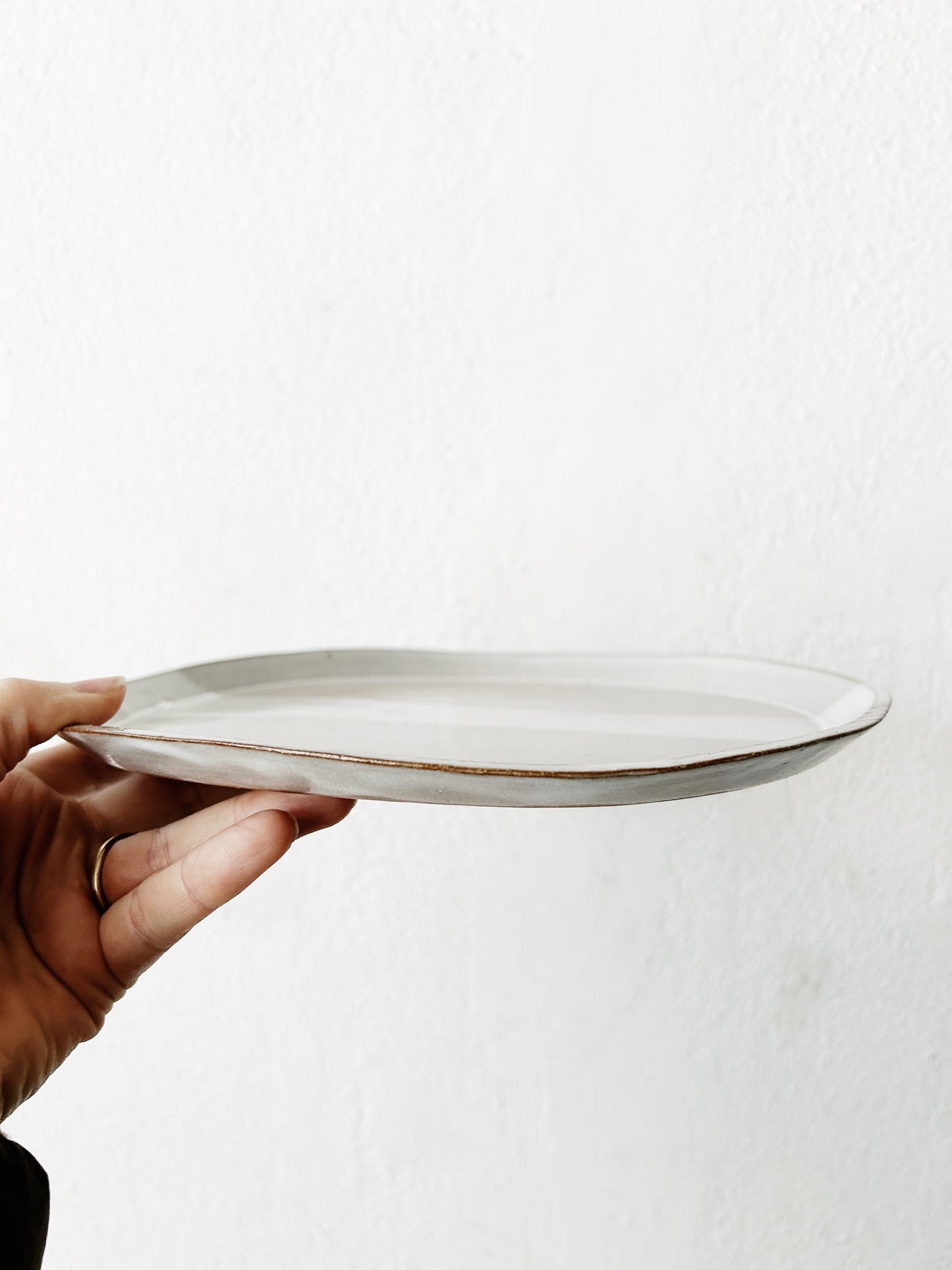 Pair of Handmade Pottery Plates