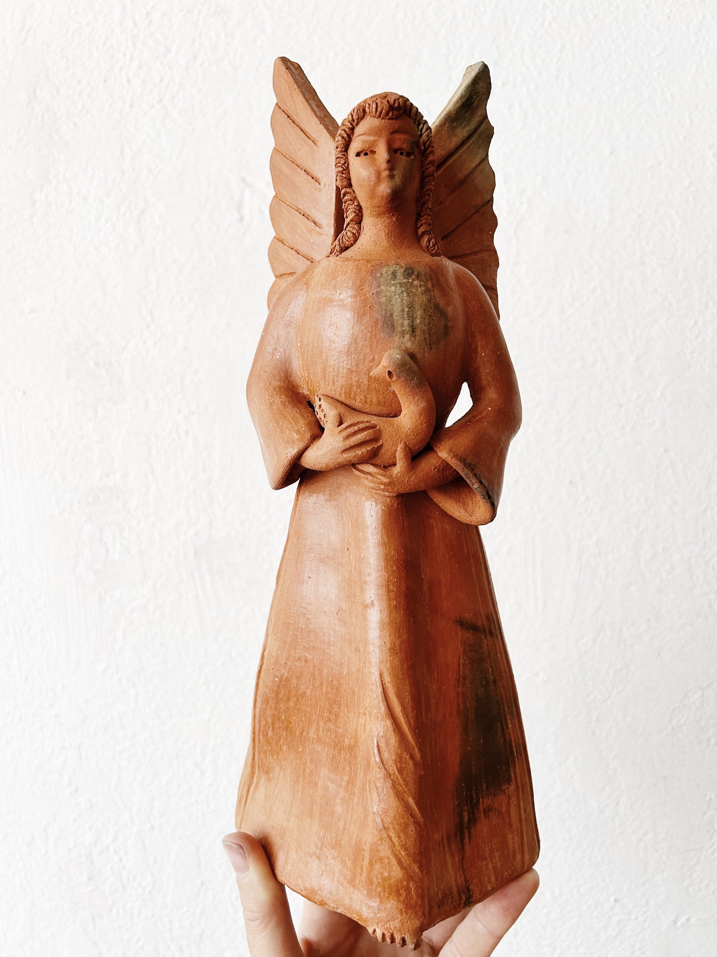 Handmade Clay Angel Guatemala