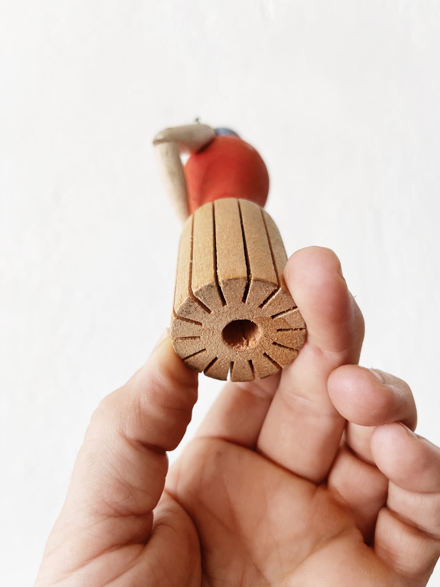 Vintage Folk Spool Doll