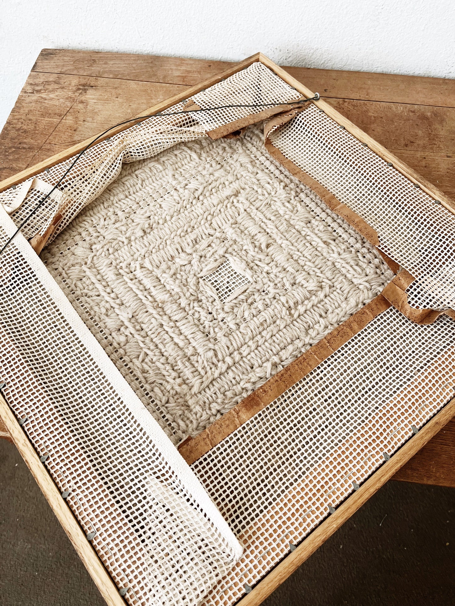 Vintage Wool Needlepoint