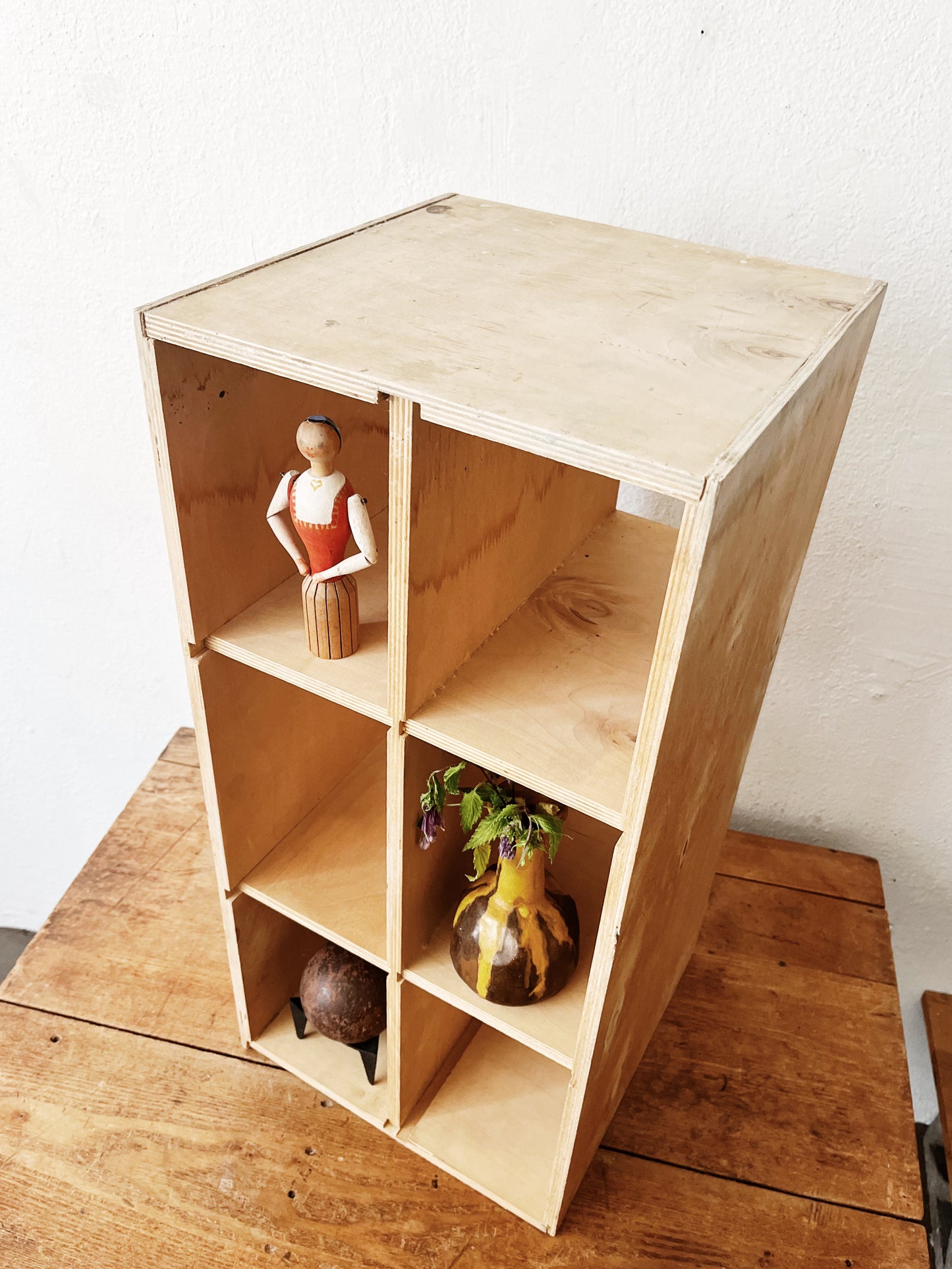 Handmade Ply Cubby Shelf