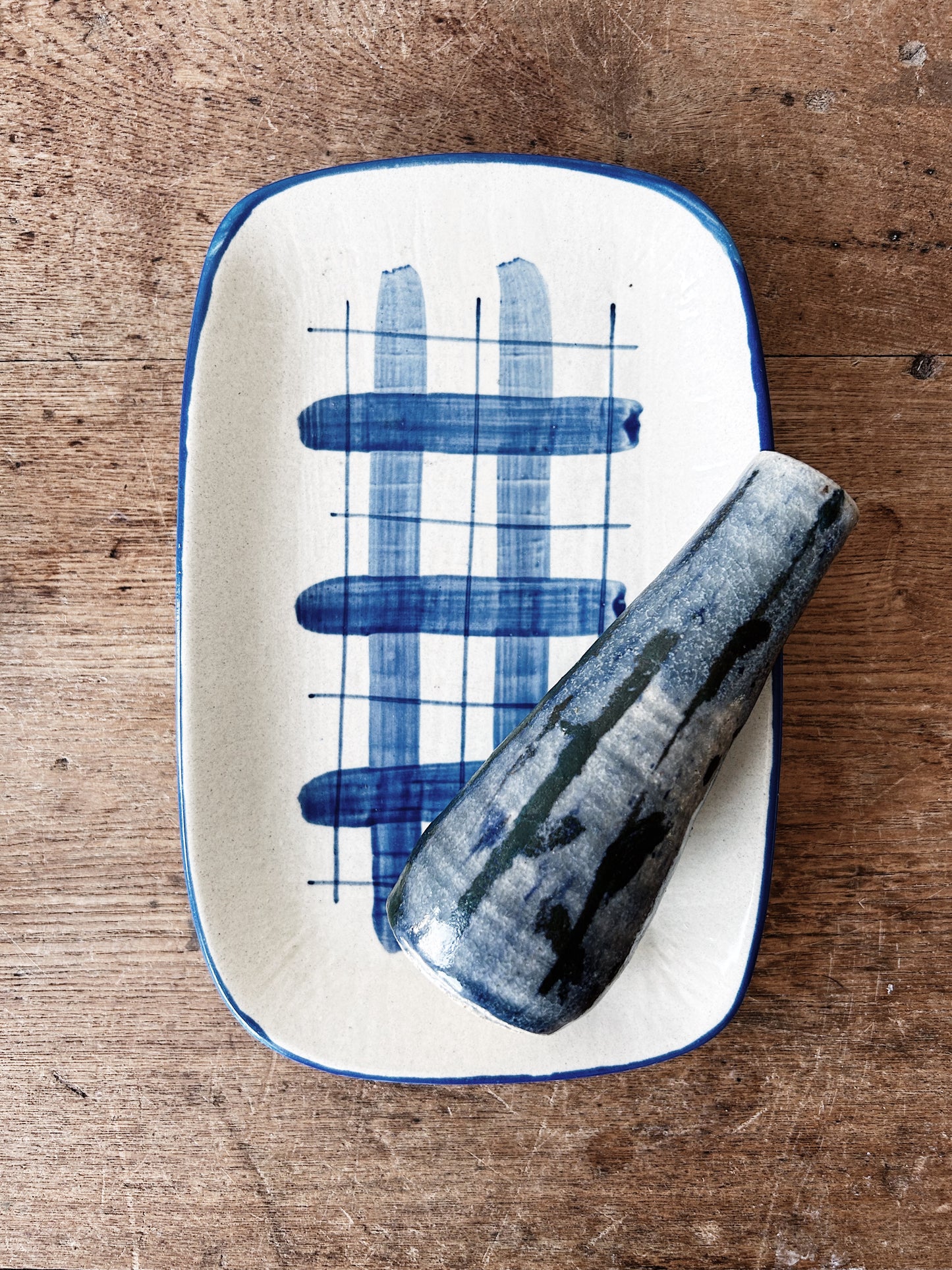 Vintage Handmade Ceramic Dish