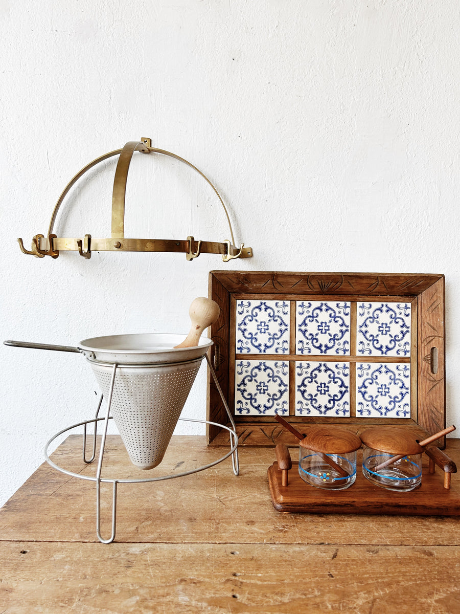 Vintage Brass Pot Rack Maven Collective