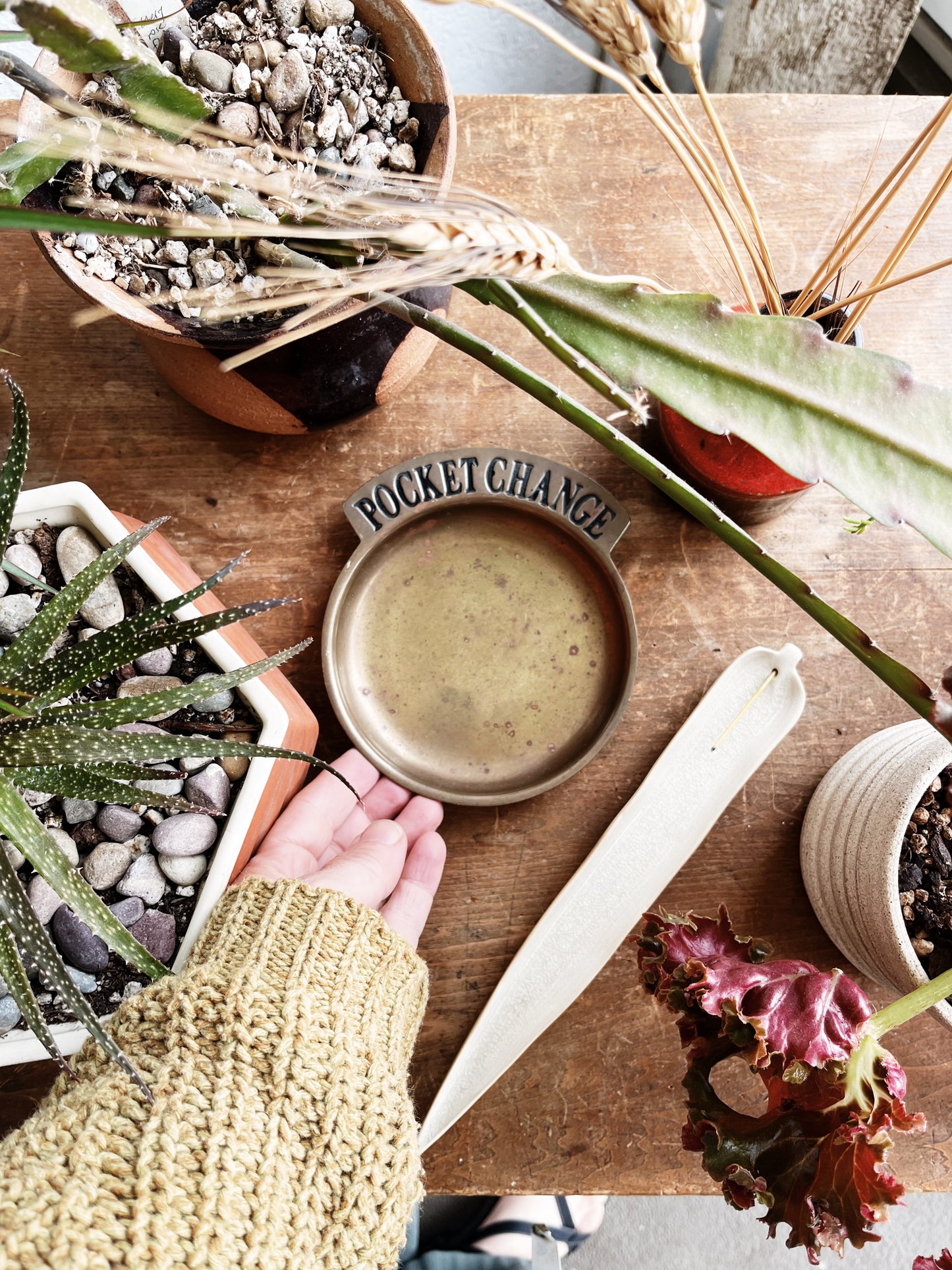 Vintage Brass Catch All Dish