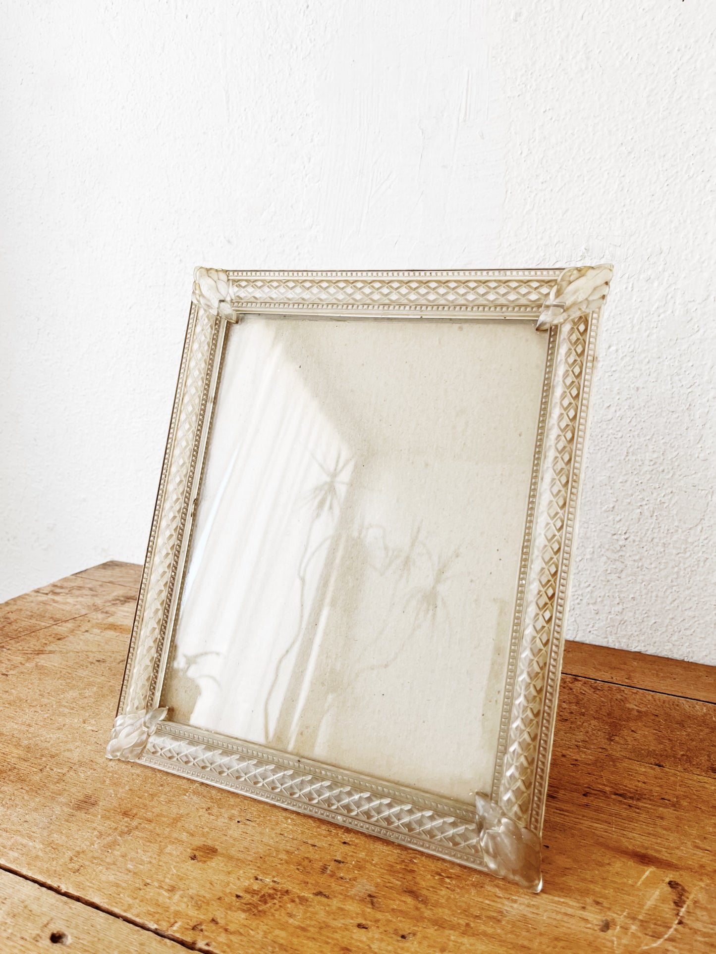 1920s Lucite Frame with Glass