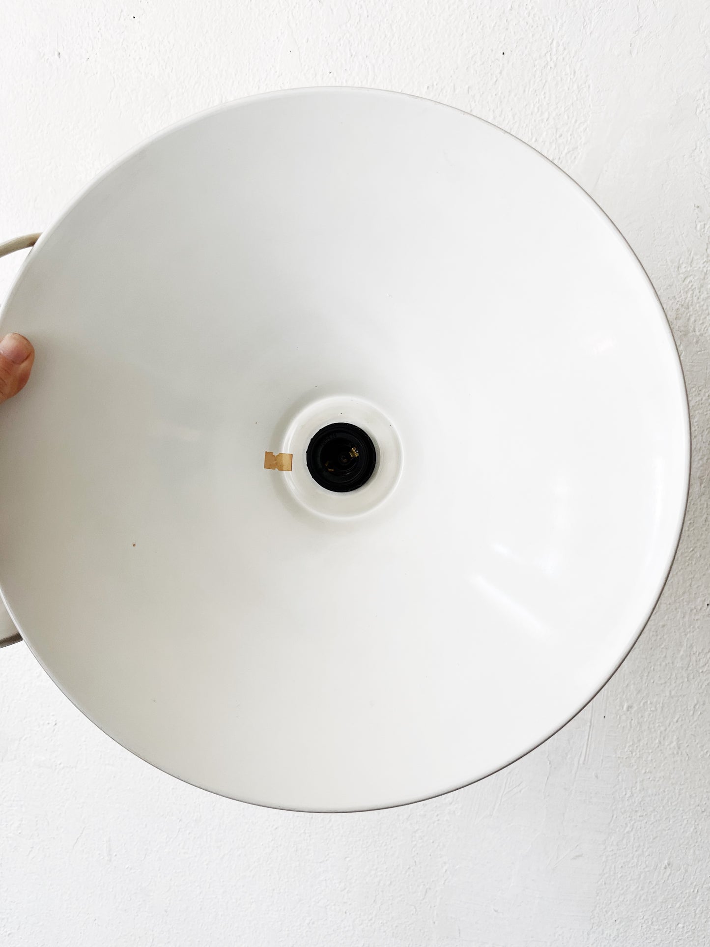 Vintage Enamel Pendant Lamp