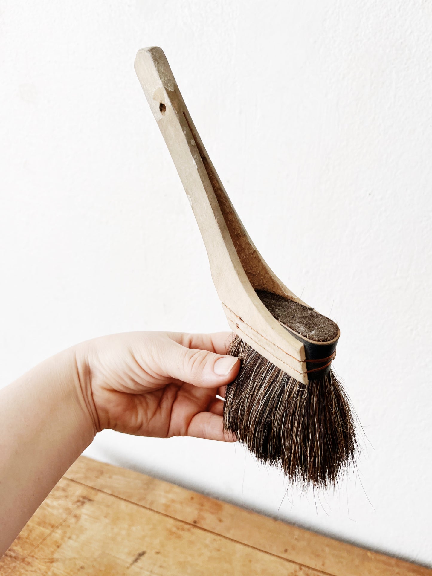 Vintage Horse Hair Brush