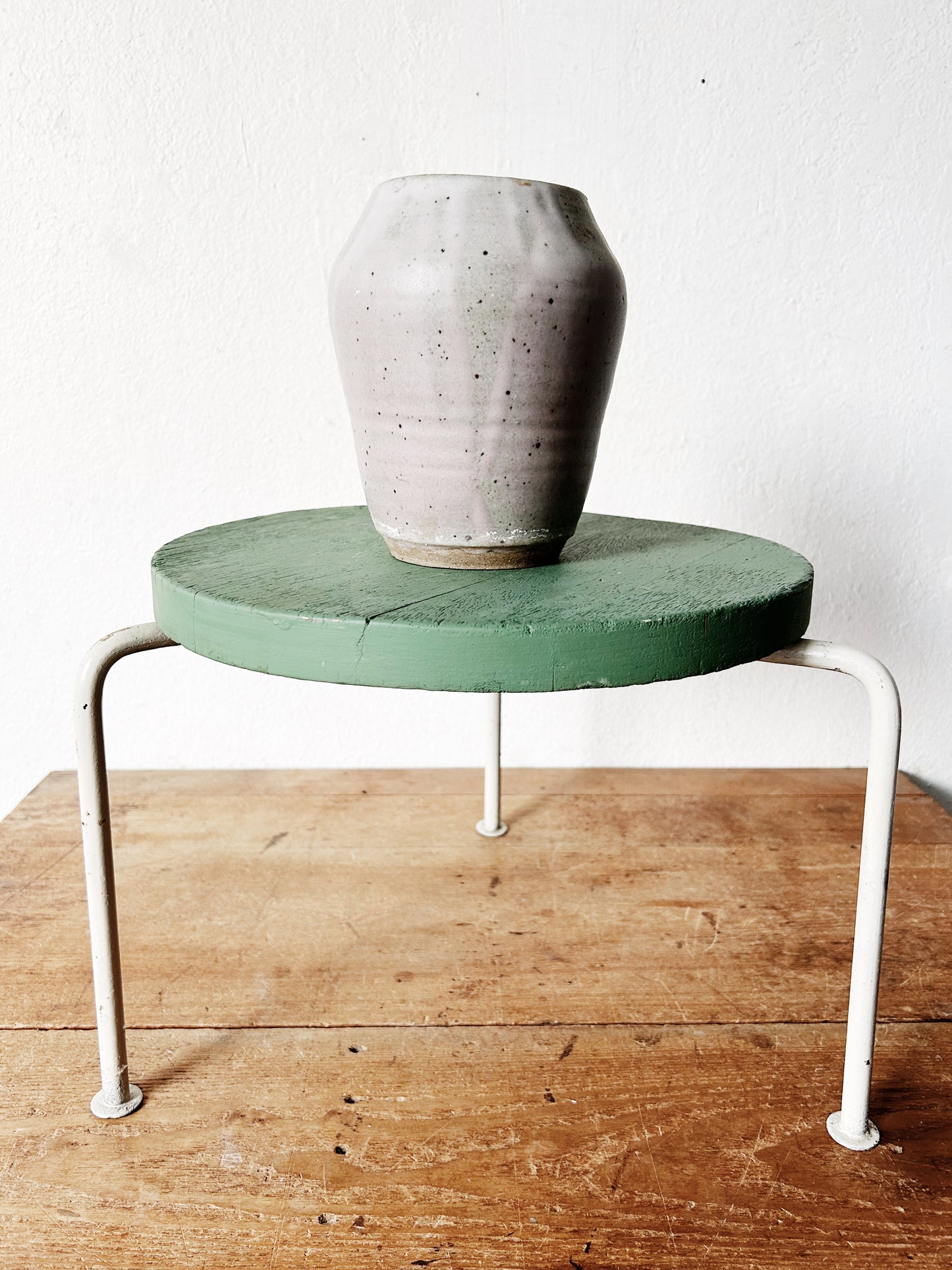 Vintage Industrial Stool / Stand