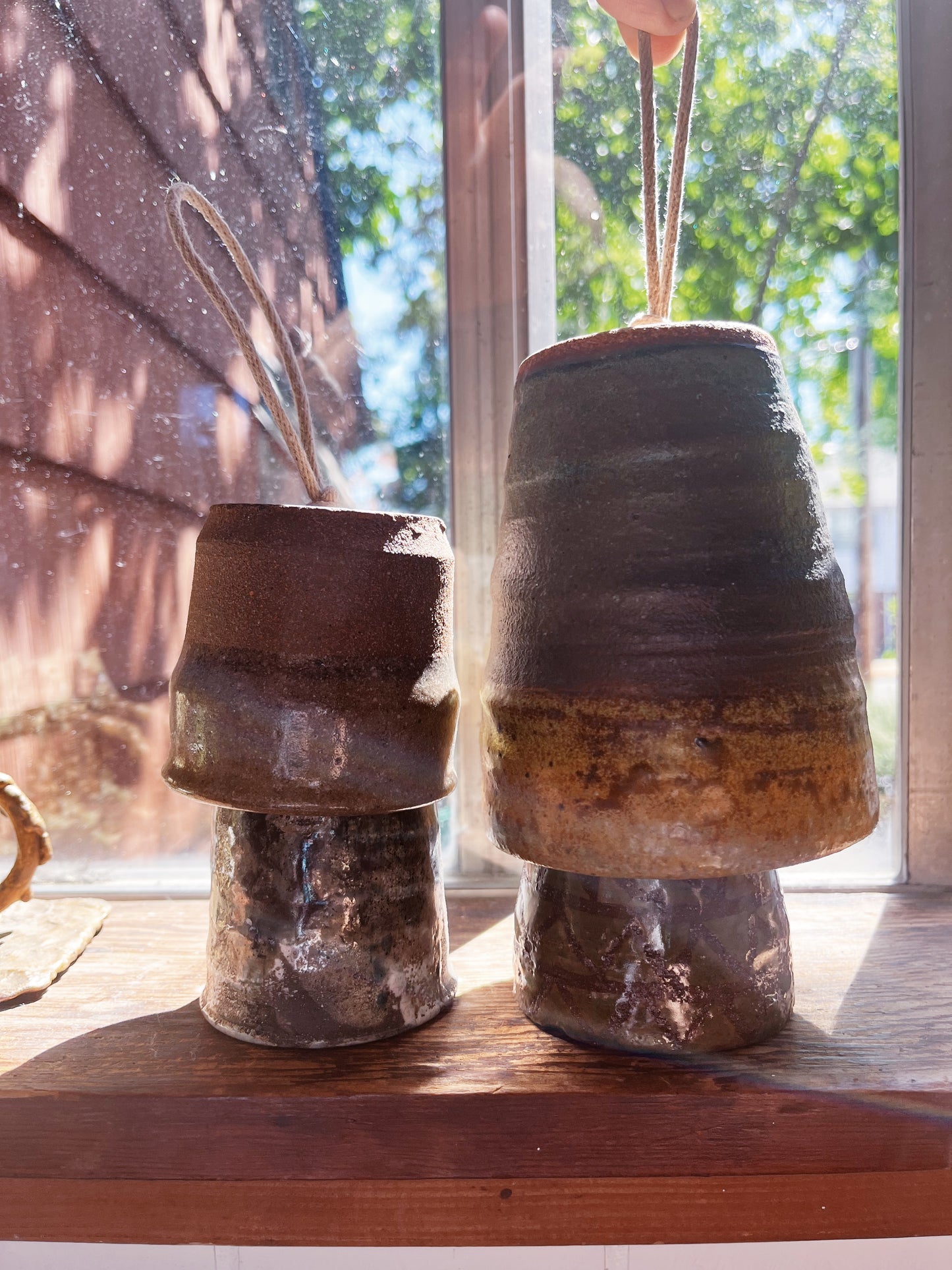 Vintage Ceramic Mushroom Bells