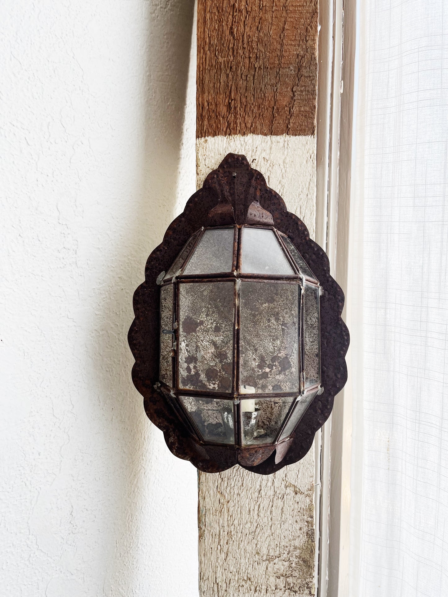 Vintage Mexican Folk Art Lantern