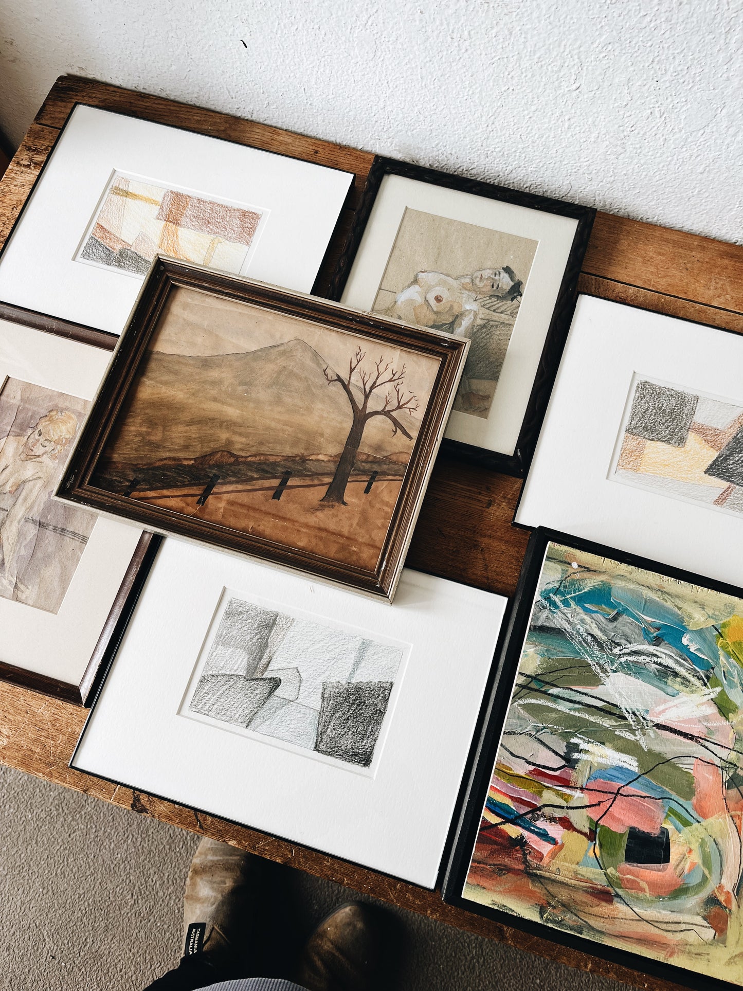 Vintage Abstract Expressionist Painting