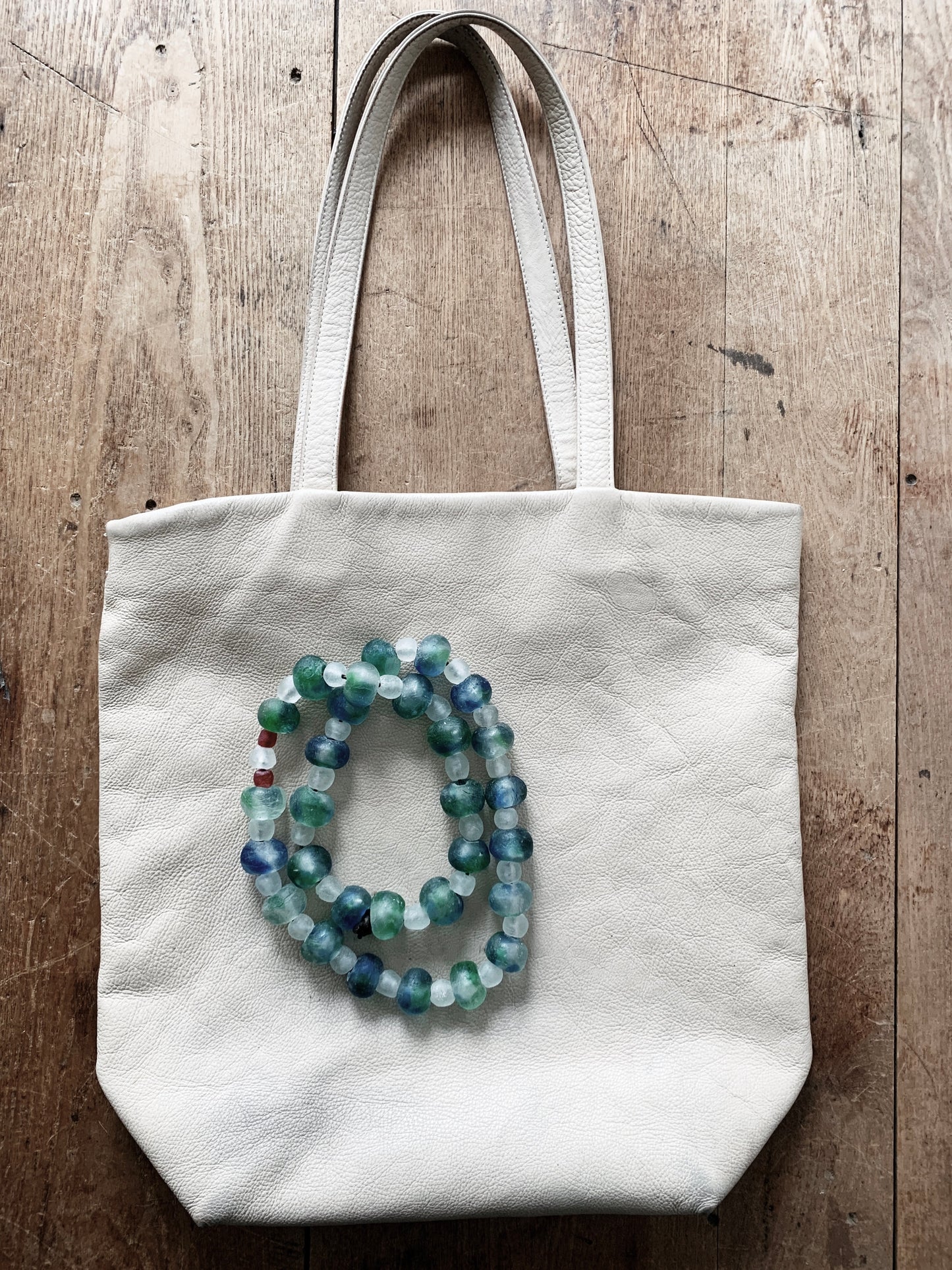 Baggu Soft Pebbled Leather Tote