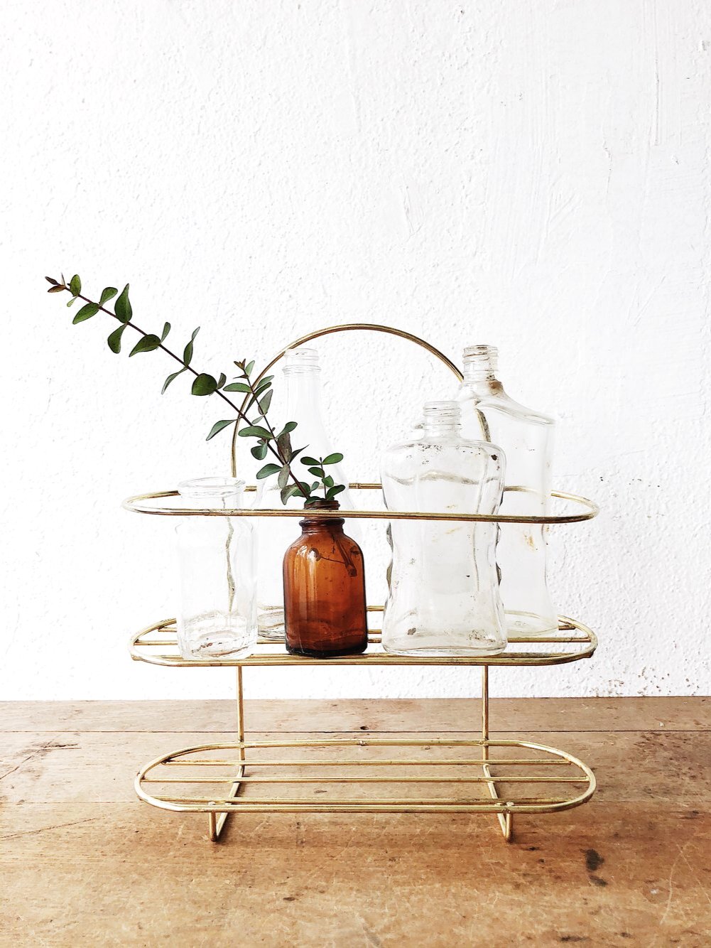 Vintage Brass Rack
