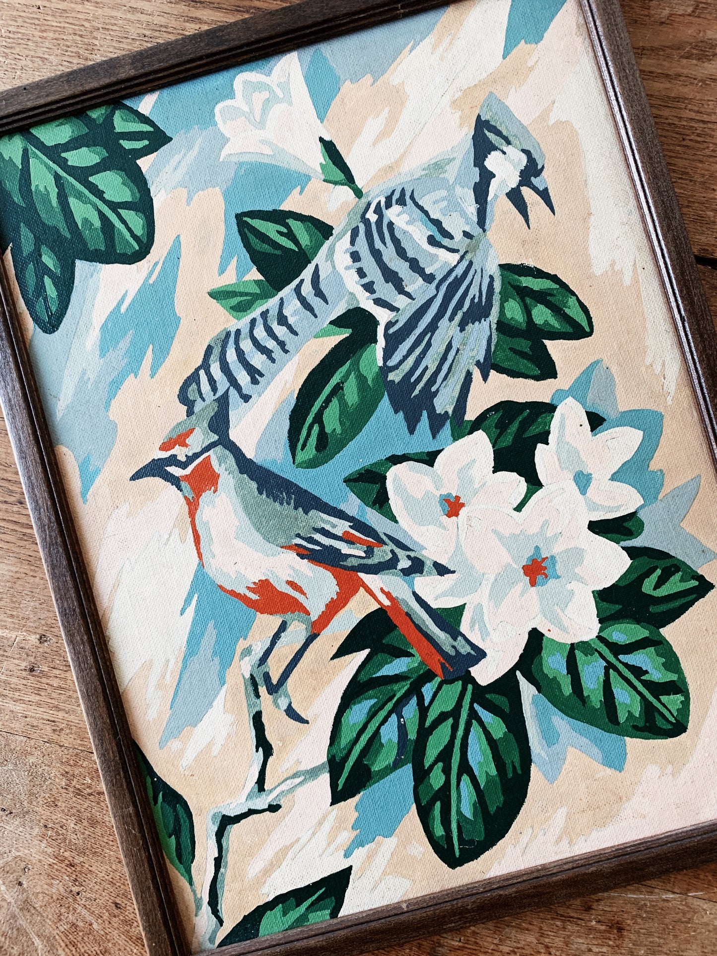 Vintage Framed Paint by Number