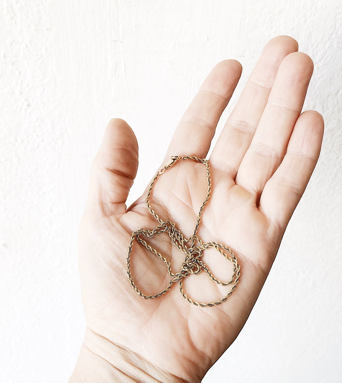 Vintage 14k Rope Chain