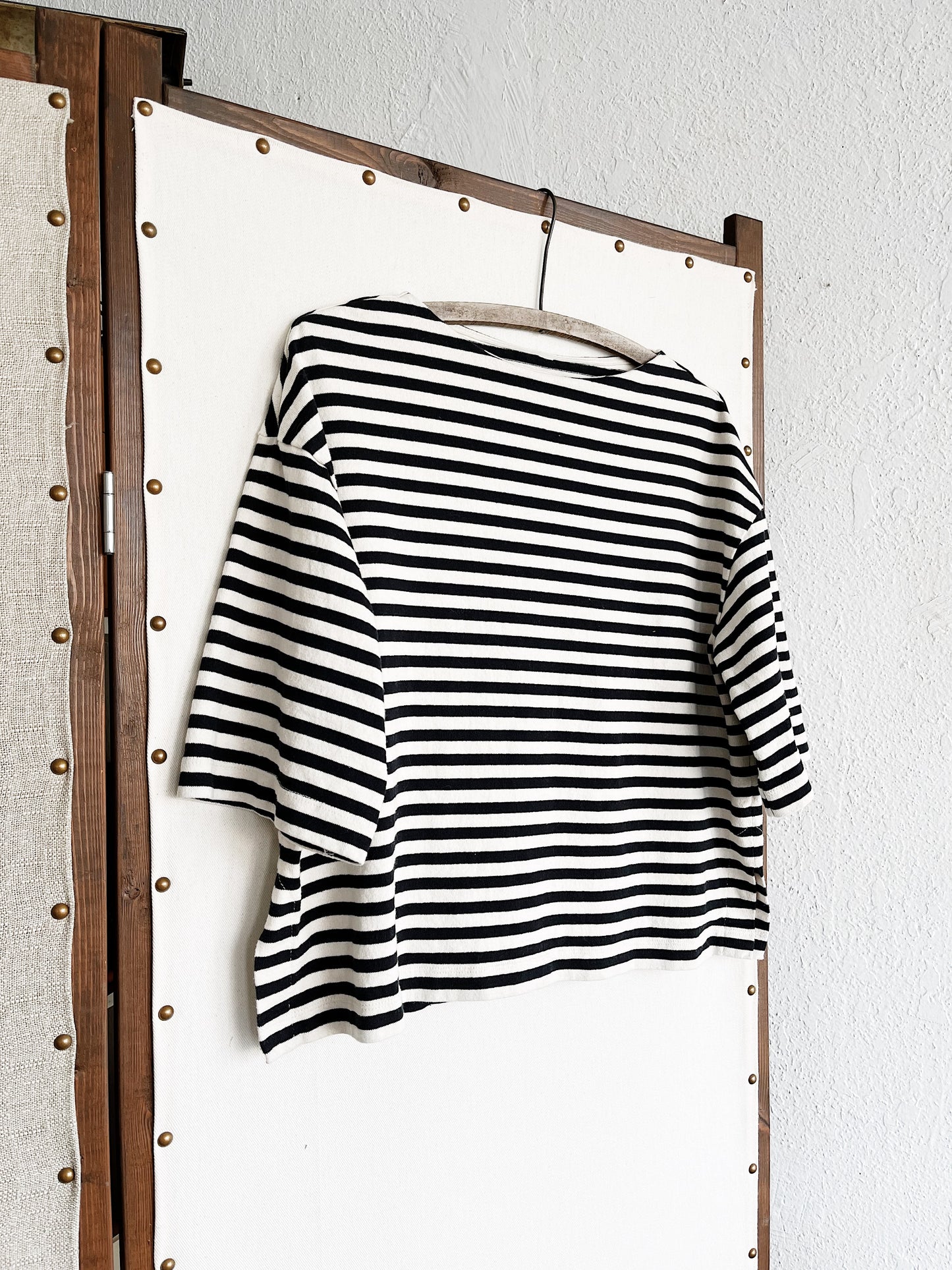 Heavyweight Boatneck Stripe