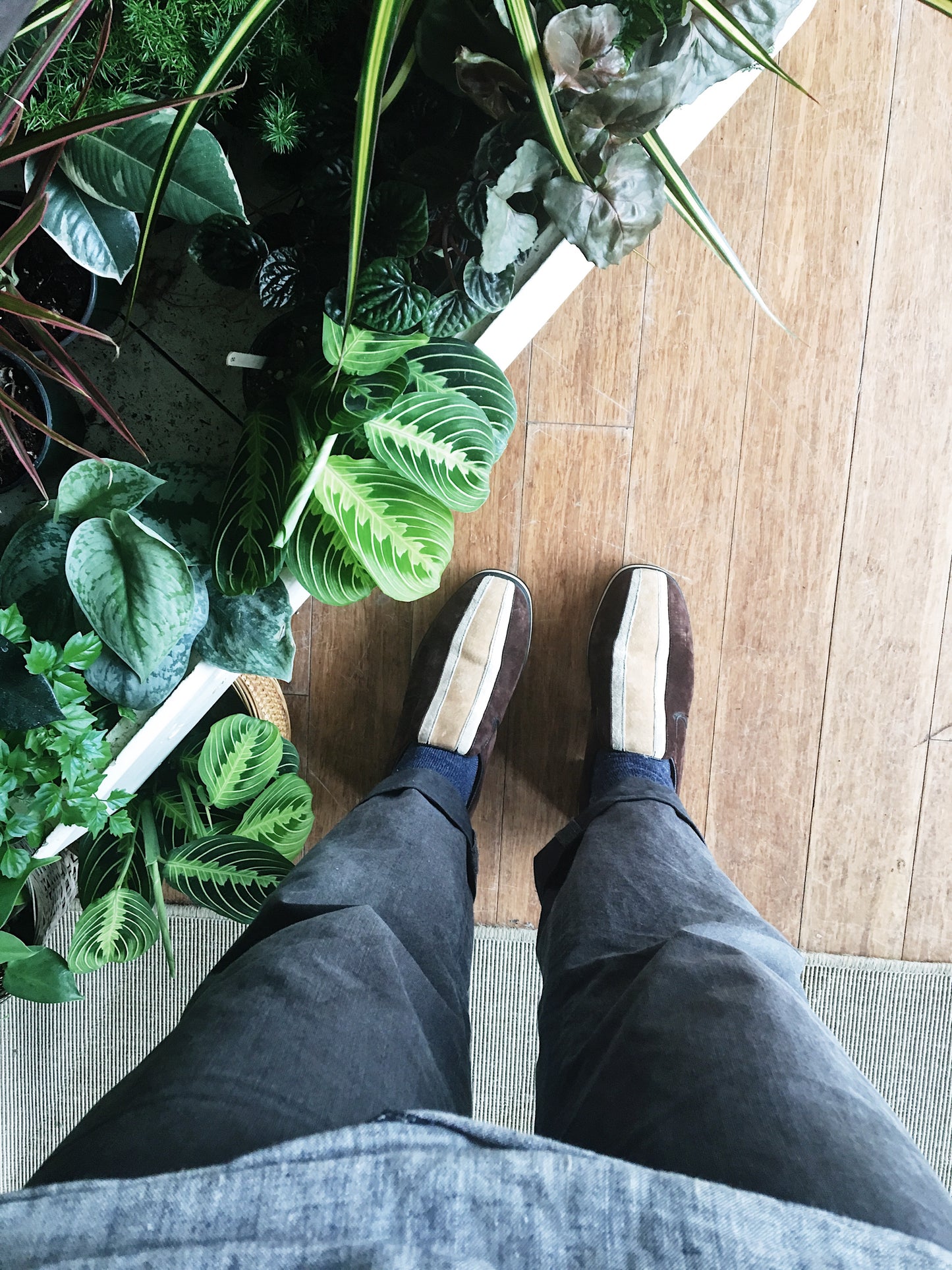 Vintage Platform Suede Hush Puppies