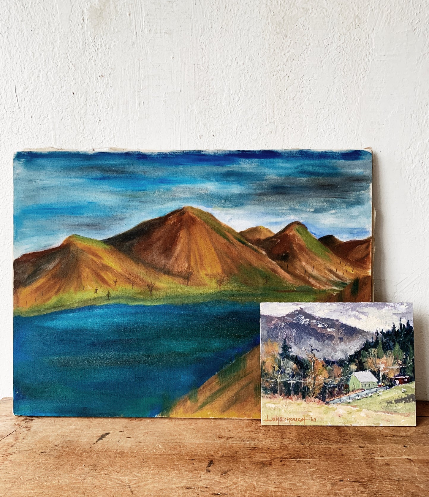 Vintage Oil Landscape Painting