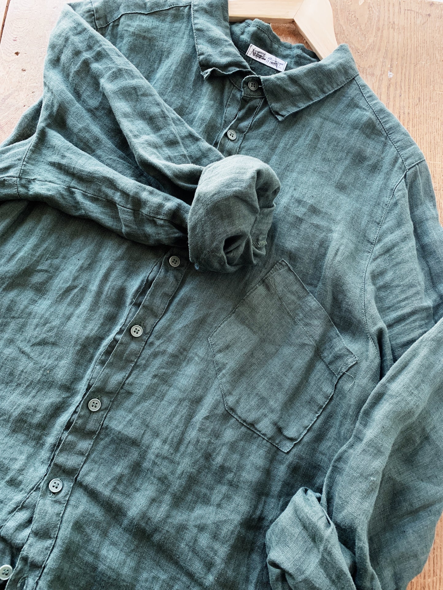 CP Shades Linen Button Up