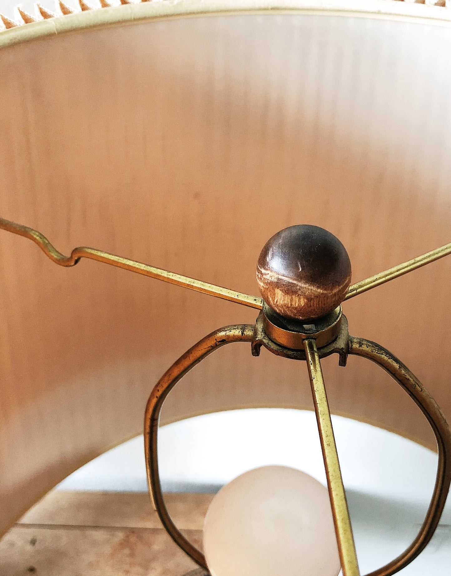 Vintage Southwest Ceramic Lamp with Shade