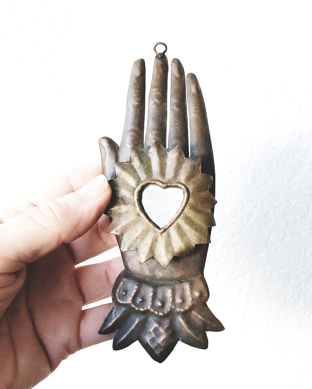 Pressed Tin Milagro Hanging