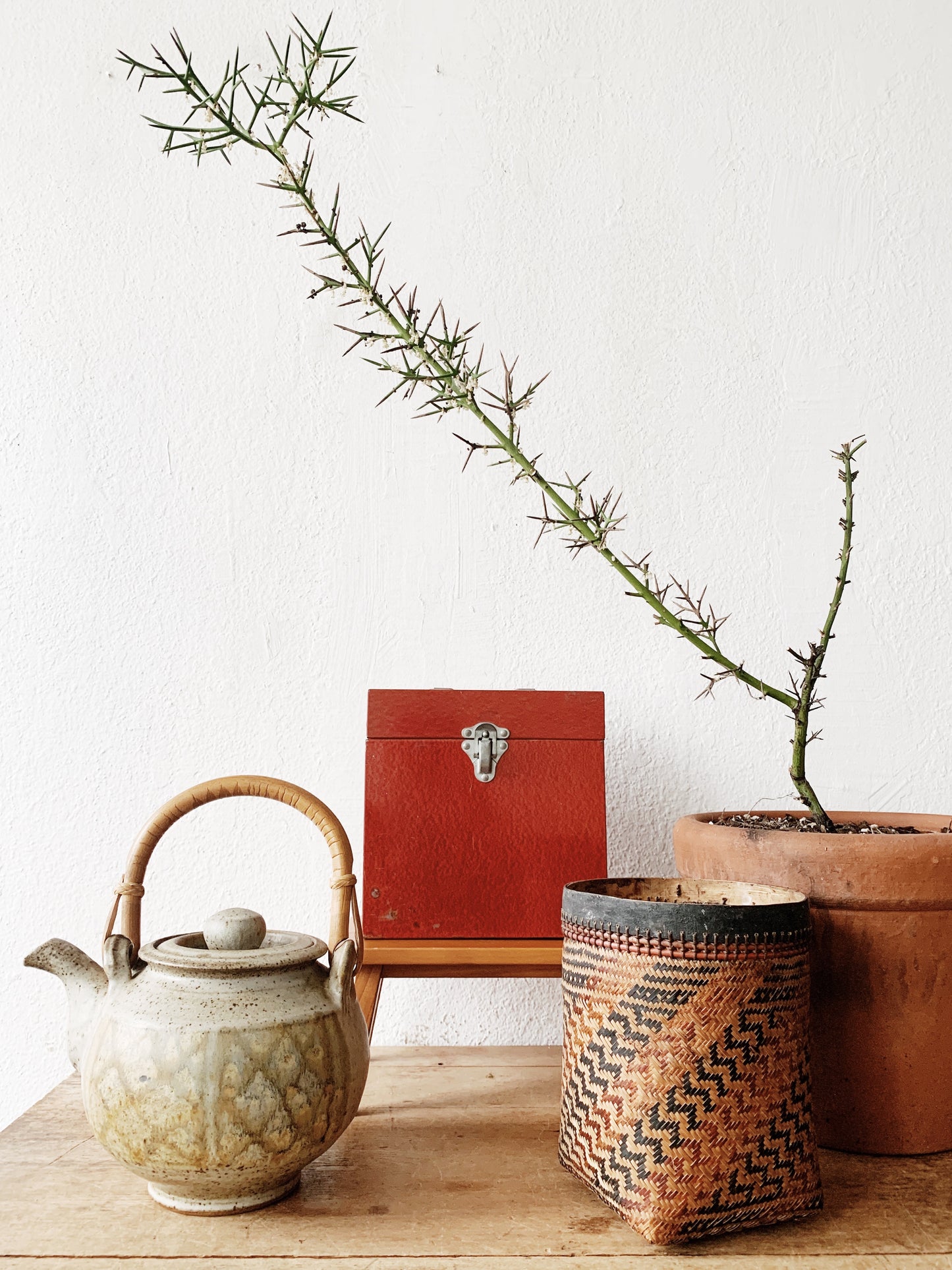 Vintage Handmade Basket