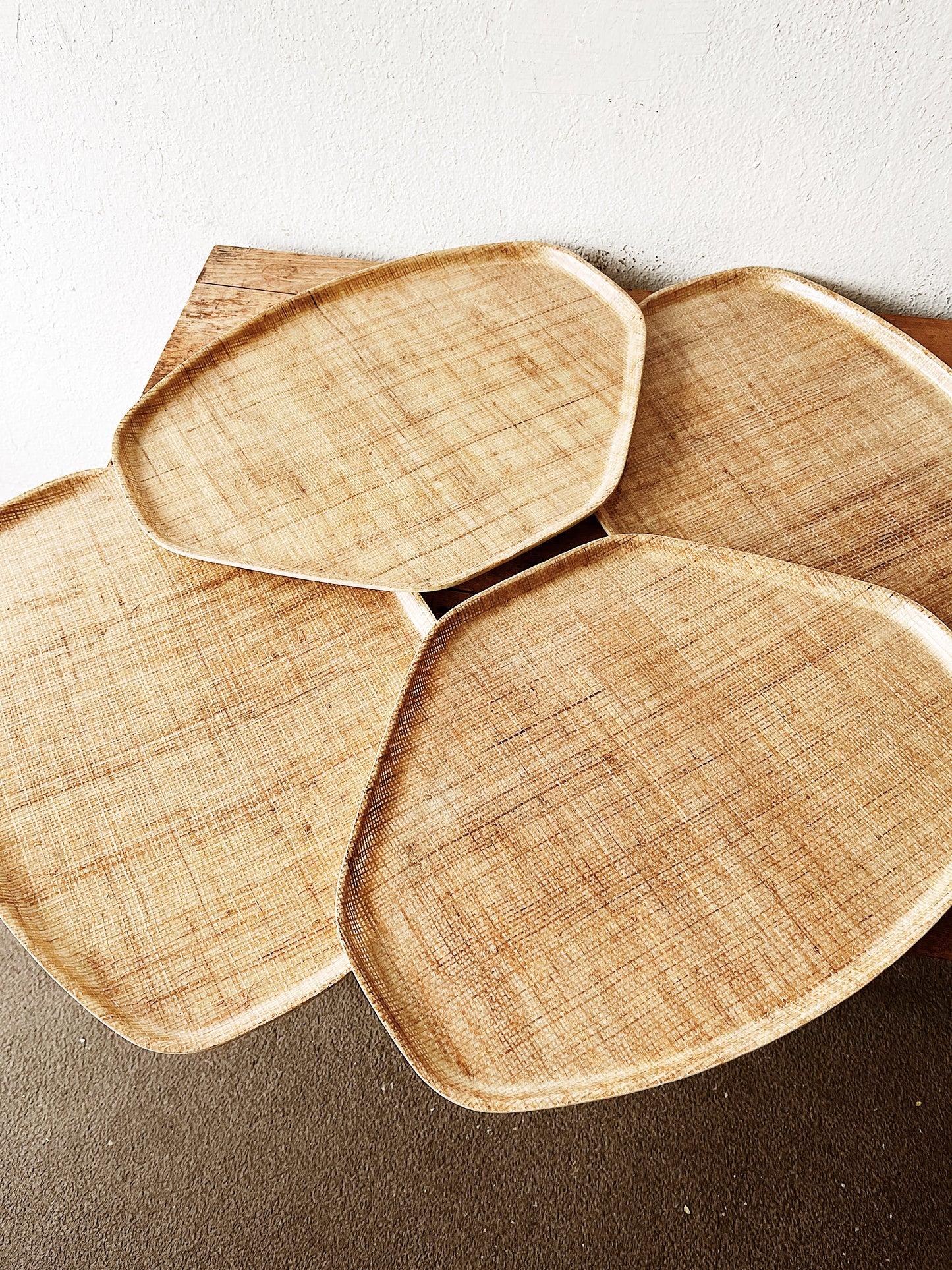 Large Vintage Melamine Tray