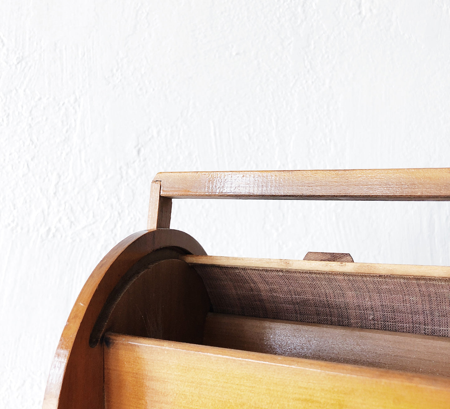 Vintage Tambour Door Sewing Chest