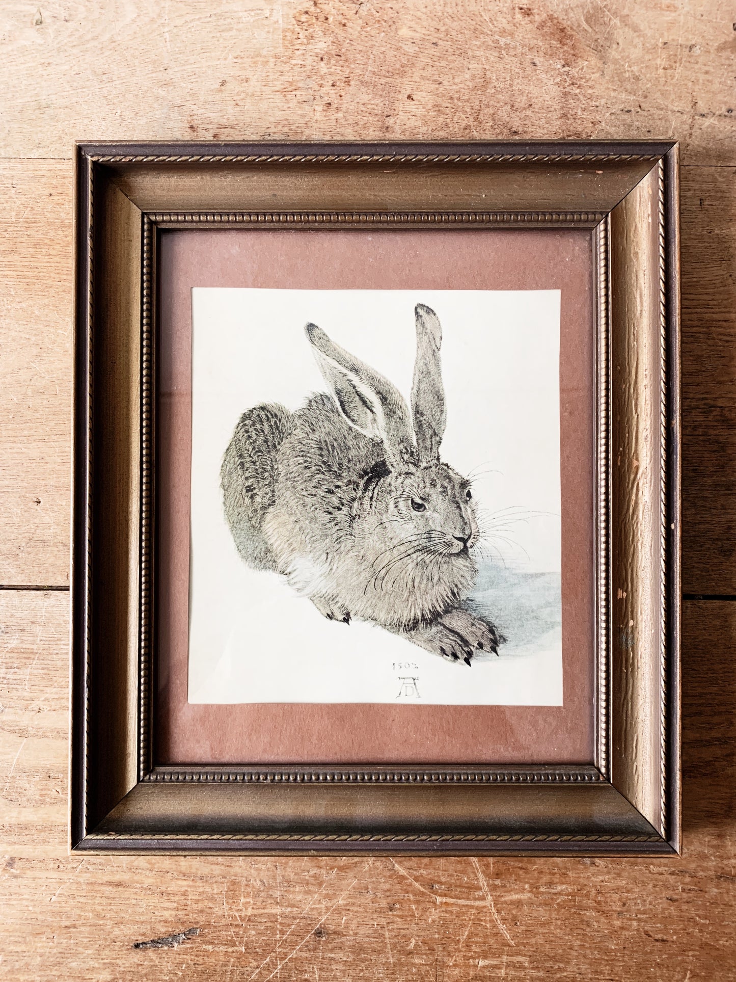 Antique Framed Book Plate